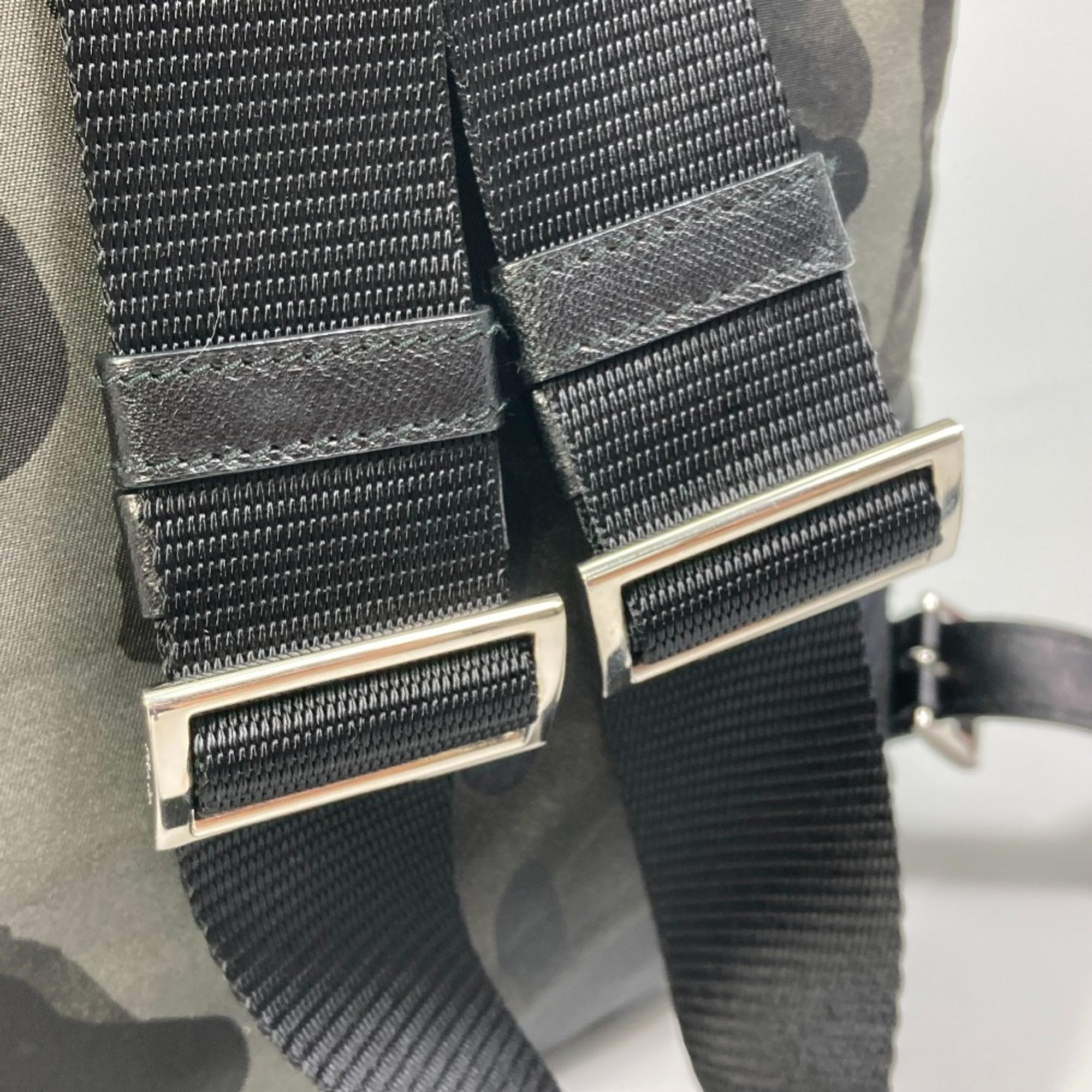 Prada Green Cloth Backpack (Pre-Owned)