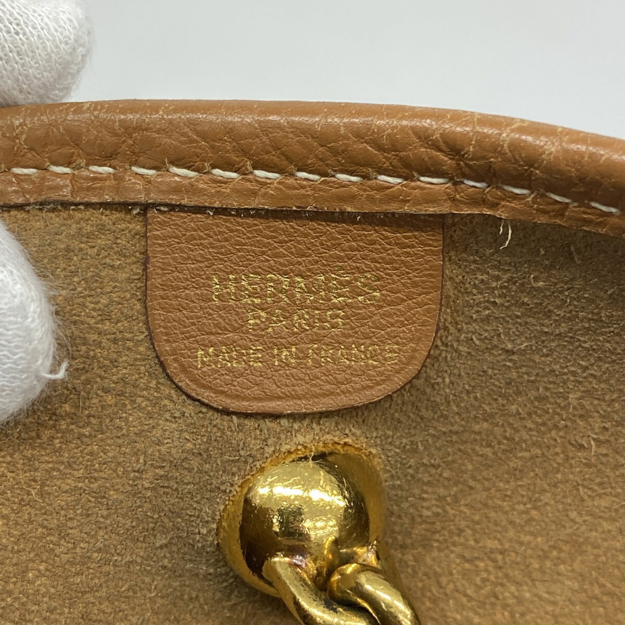 Hermes Gold Shoulder Bag (Pre-Owned)