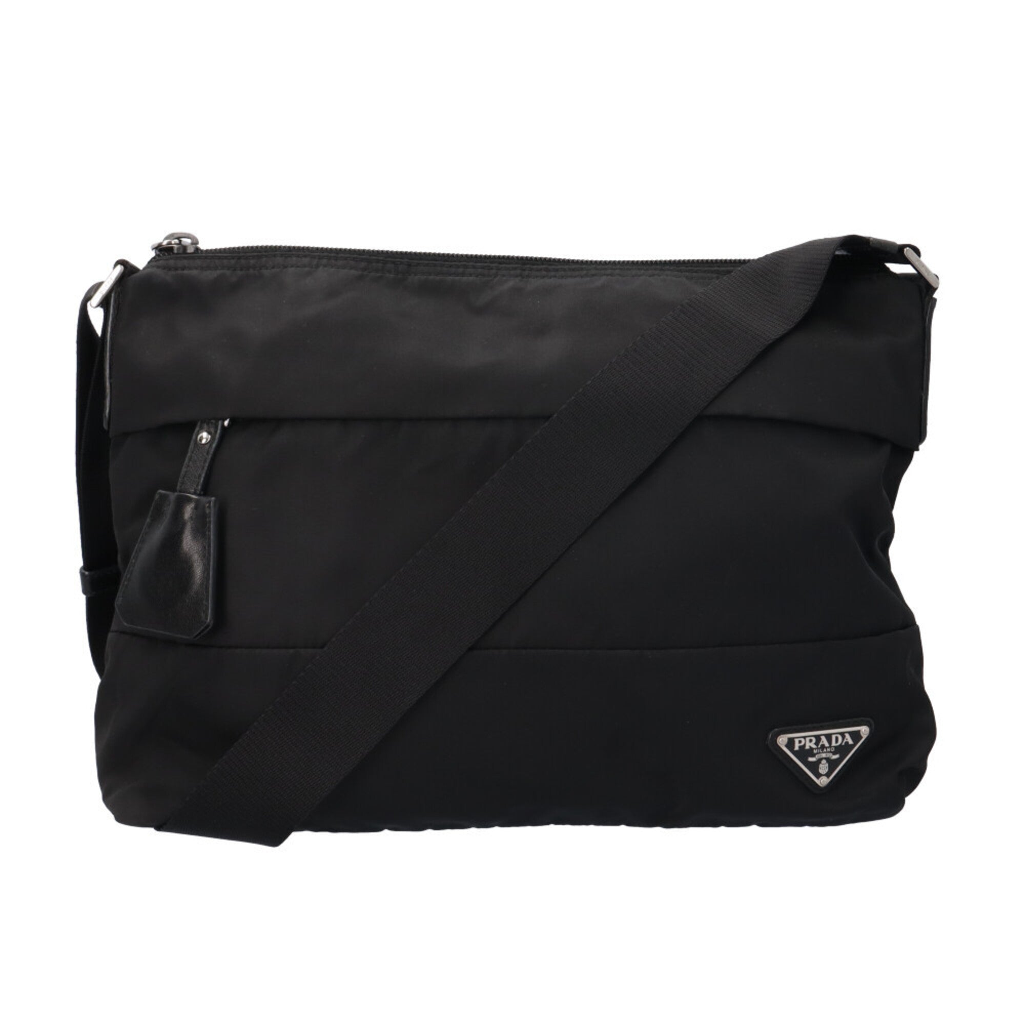 Prada Black Nylon Shoulder Bag (Pre-Owned)