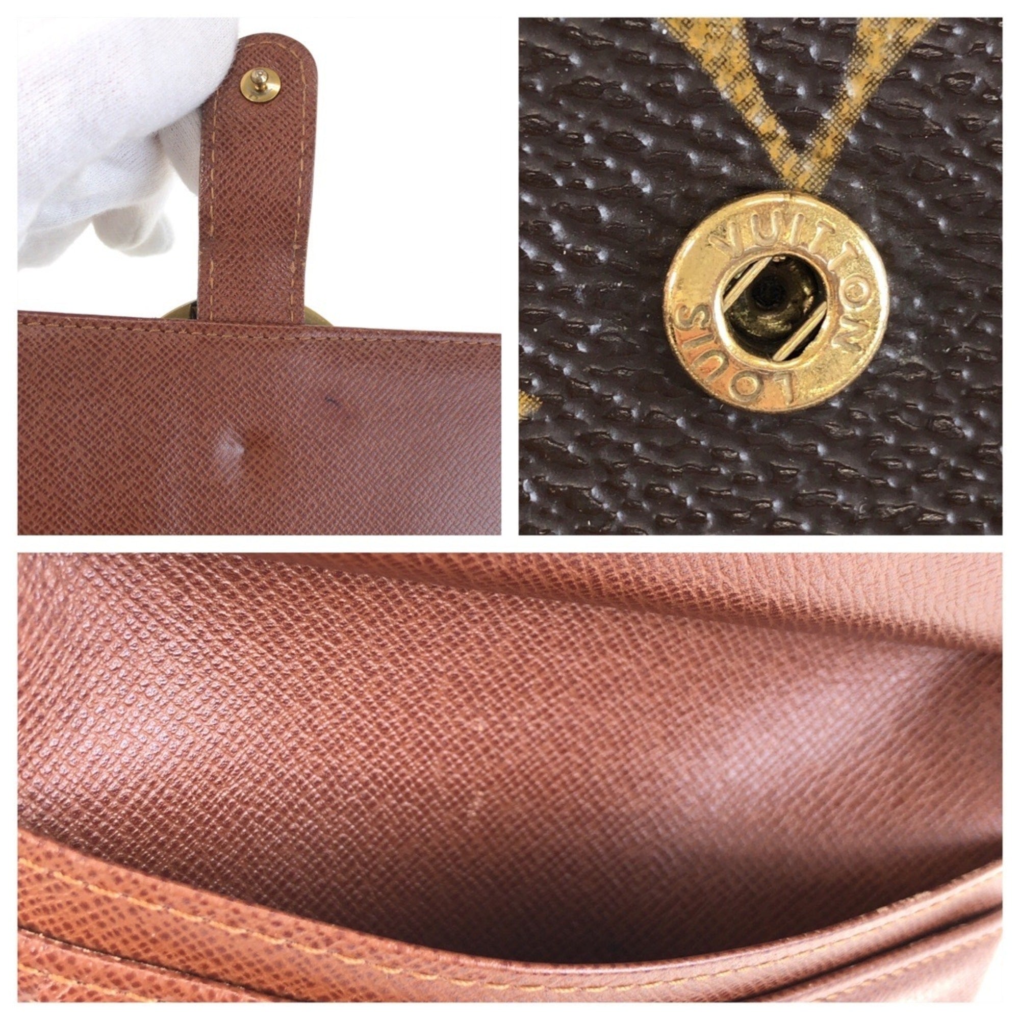 Louis Vuitton Brown Monogram Pvc Wallet (Bi-Fold) (Pre-Owned)