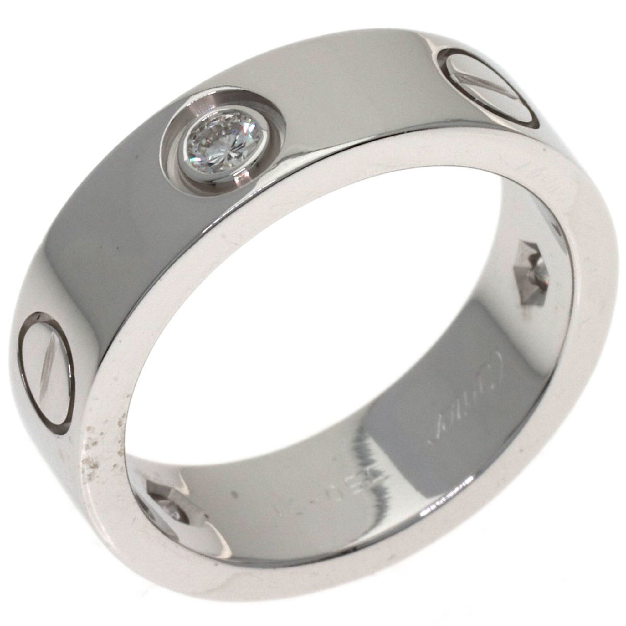 Cartier Love White Gold (18K) Band Ring (Pre-Owned)