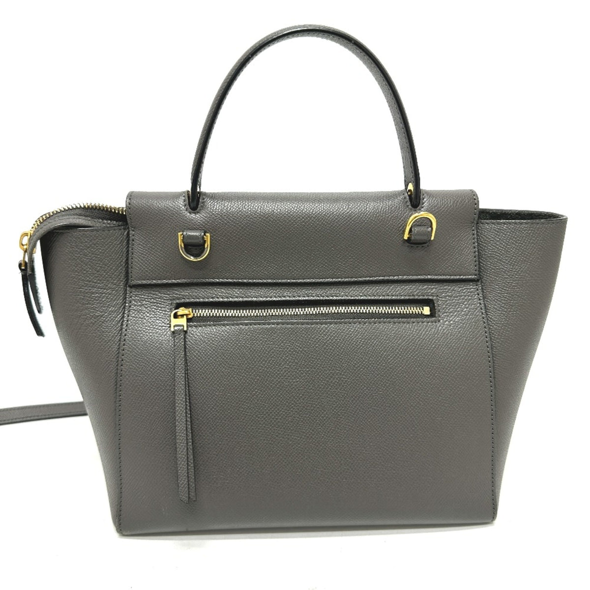 Celine Gray Leather Handbag (Pre-Owned)