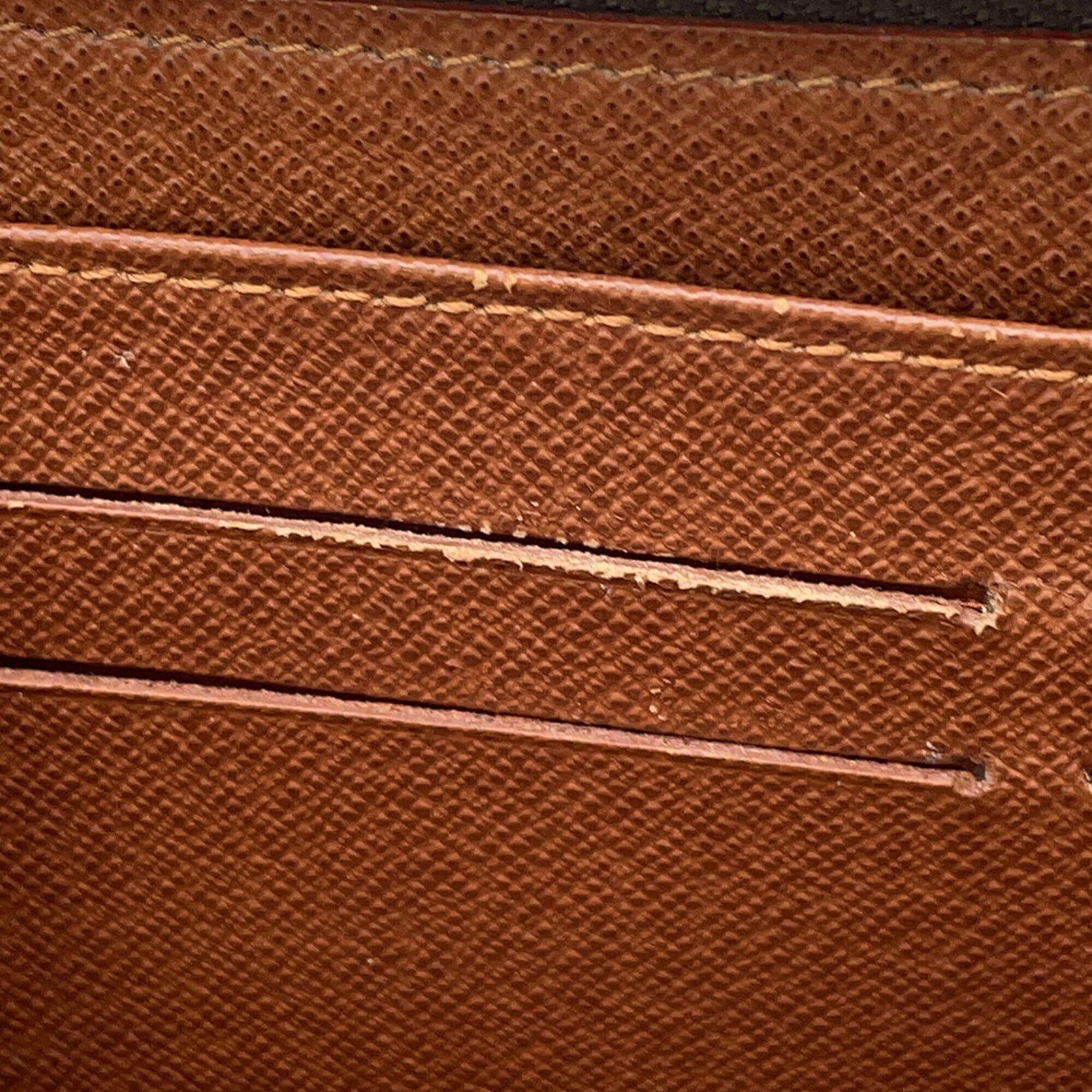 Louis Vuitton Monogram Brown Monogram Long Wallet (Bi-Fold) (Pre-Owned)