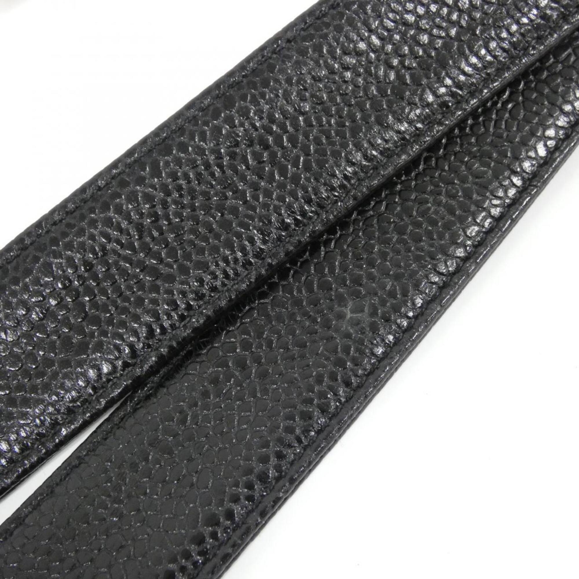 Chanel Black Grained Calfskin Shoulder Bag (Pre-Owned)