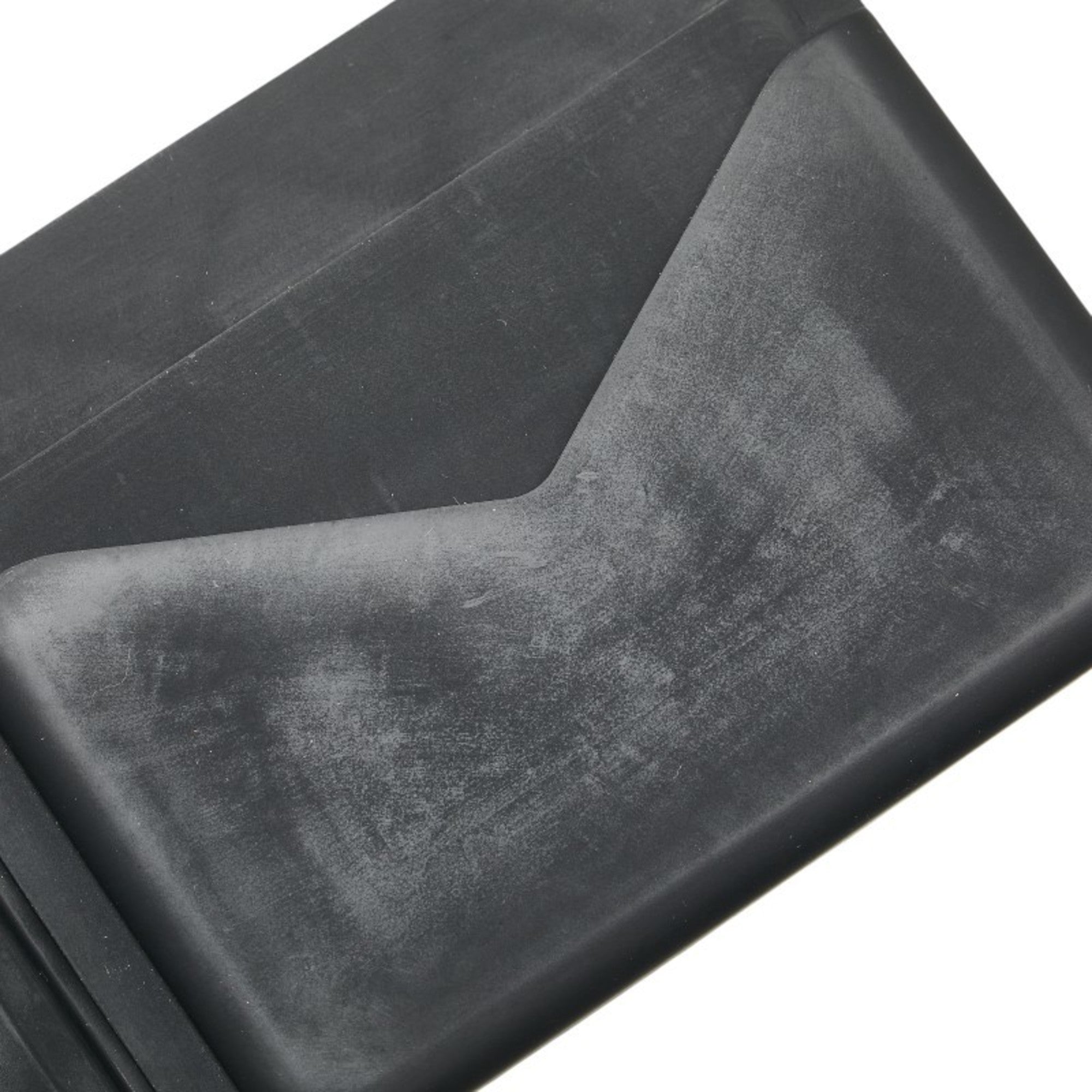 Bottega Veneta Black Rubber Bill Wallet (Bi-Fold) (Pre-Owned)