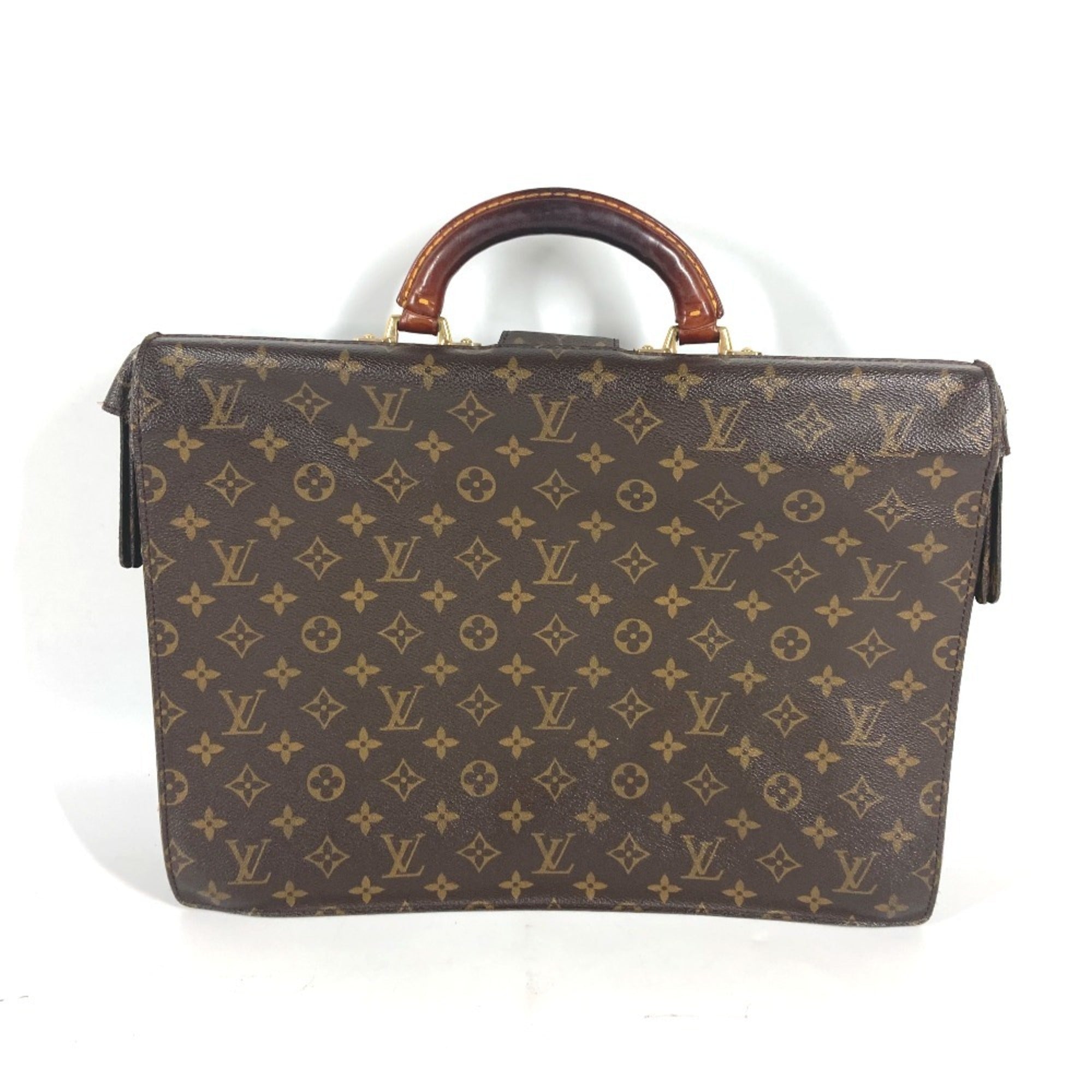 Louis Vuitton Brown Monogram Monogram Briefcase (Pre-Owned)