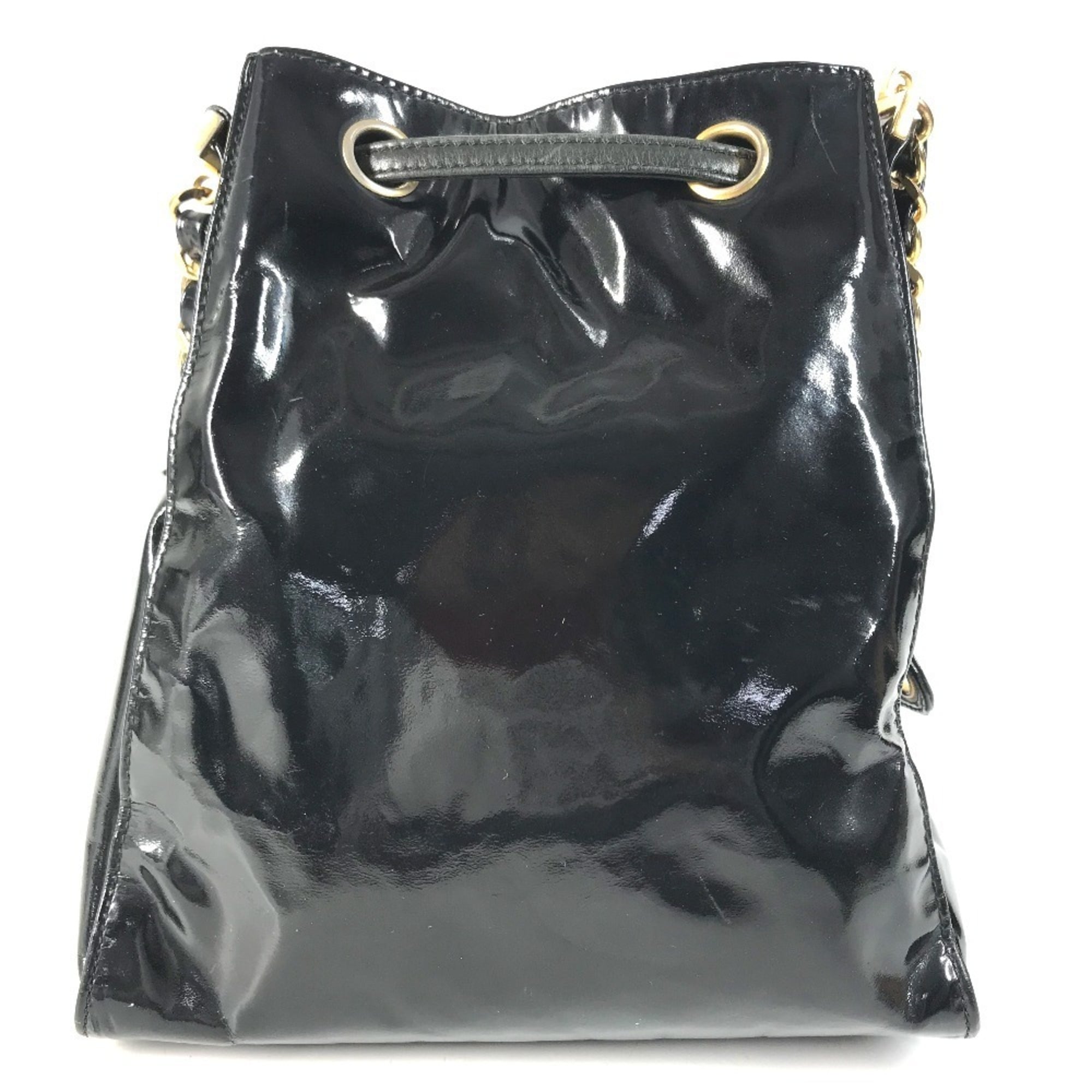 Chanel Black Handbag Pouch Shoulder Bag (Pre-Owned)