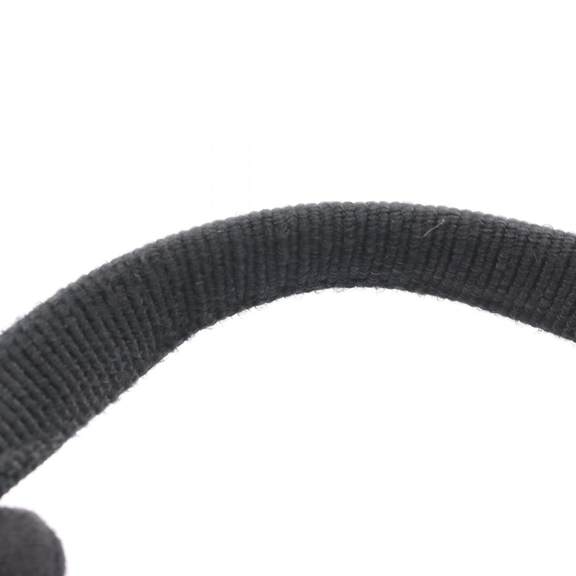 Chanel Black Nylon Boston Bag Handbag (Pre-Owned)