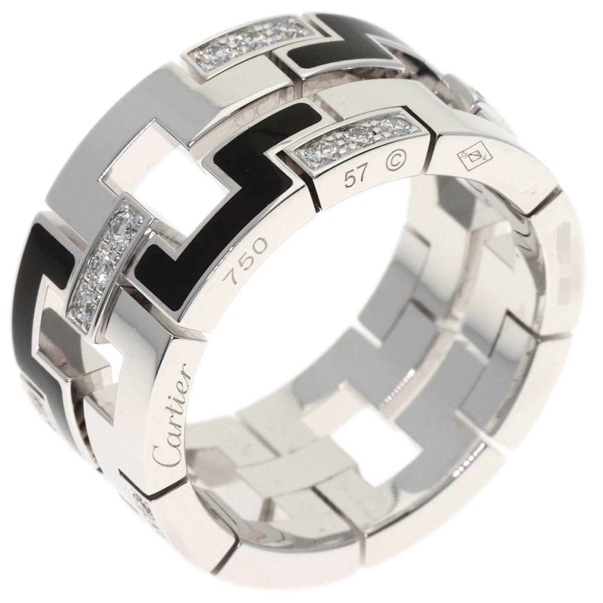 Cartier White Gold White Gold (18K) Band Ring (Pre-Owned)