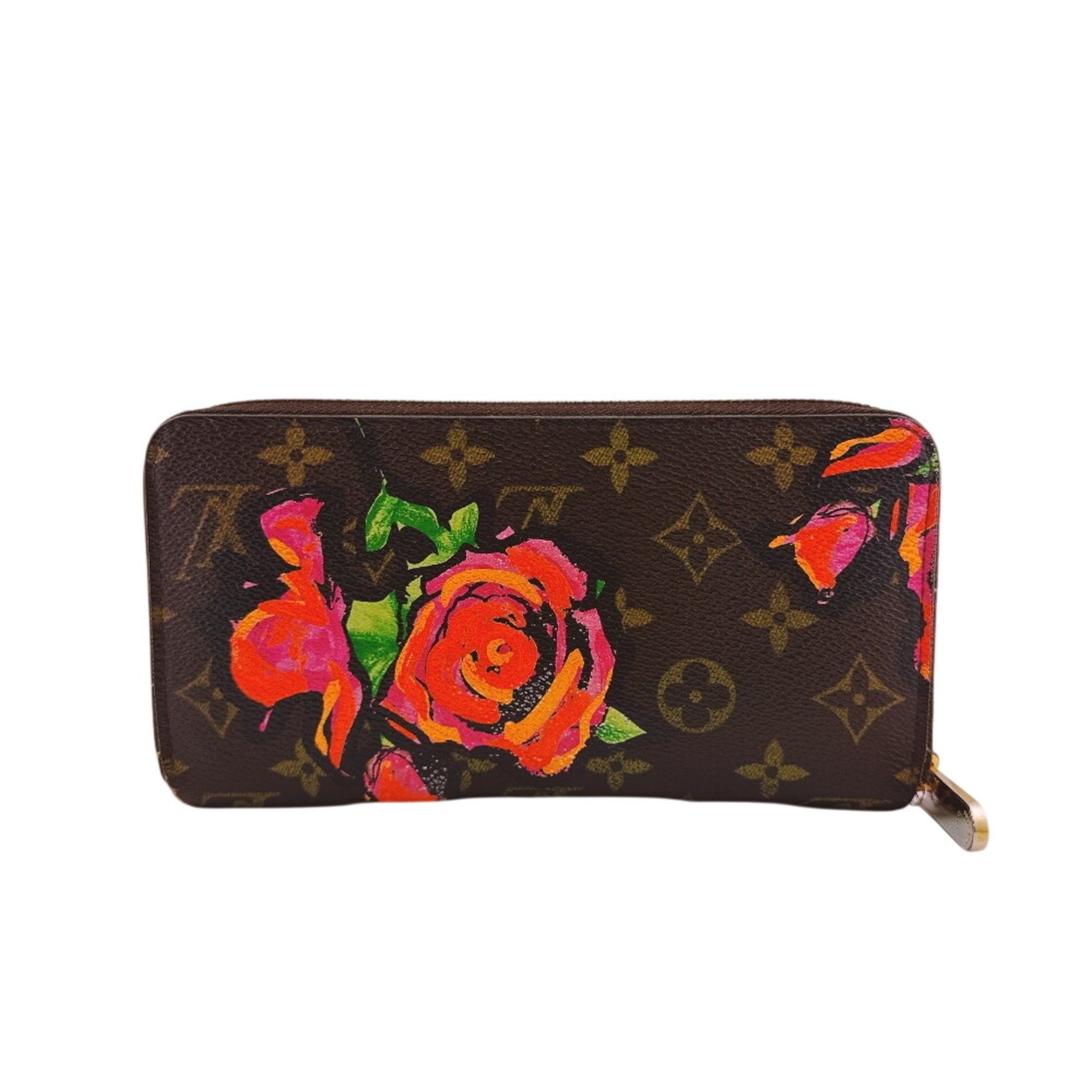 Louis Vuitton Brown Leather Long Wallet (Bi-Fold) (Pre-Owned)