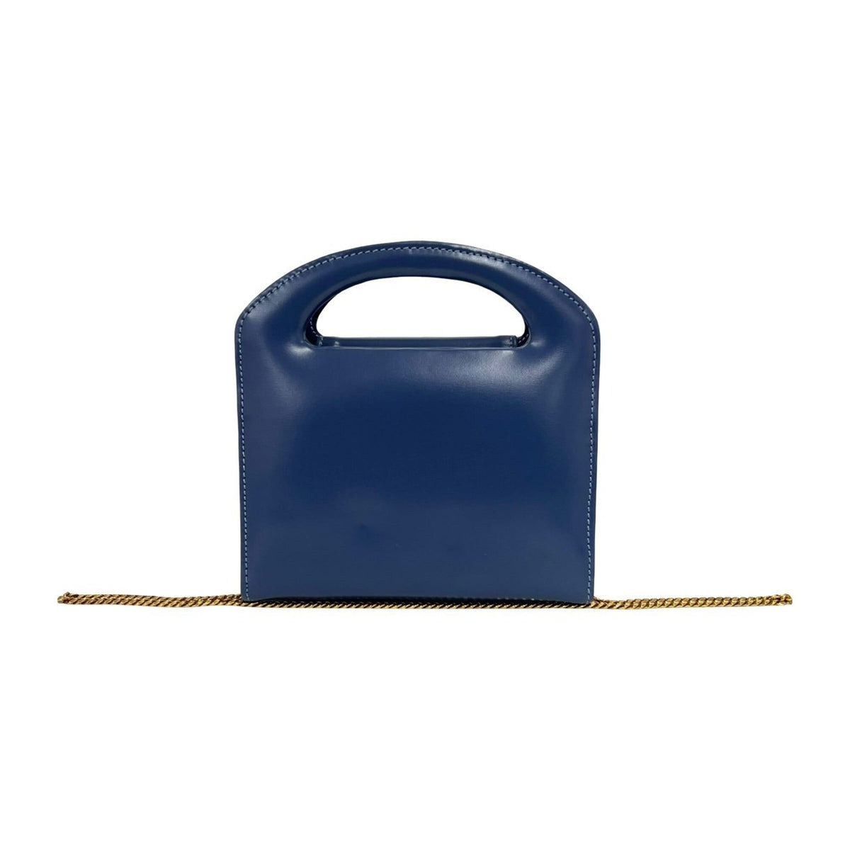 Loewe Blue Leather Handbag Shoulder Bag (Pre-Owned)