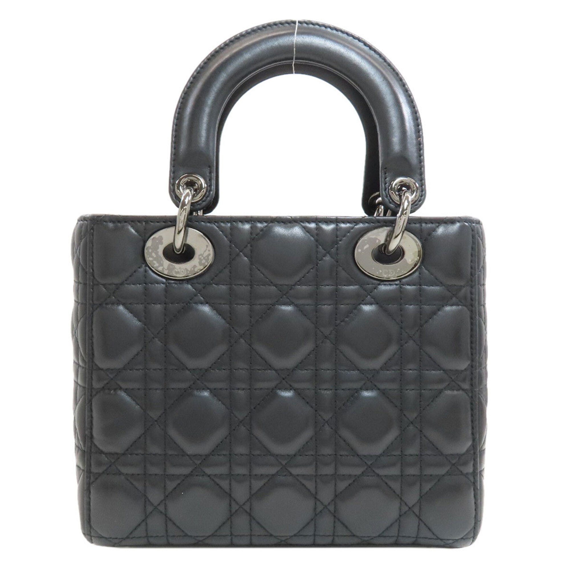 Christian Dior Black Leather Handbag (Pre-Owned)