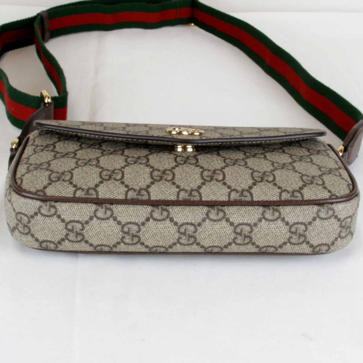 Gucci Brown Gg Supreme Shoulder Bag (Pre-Owned)