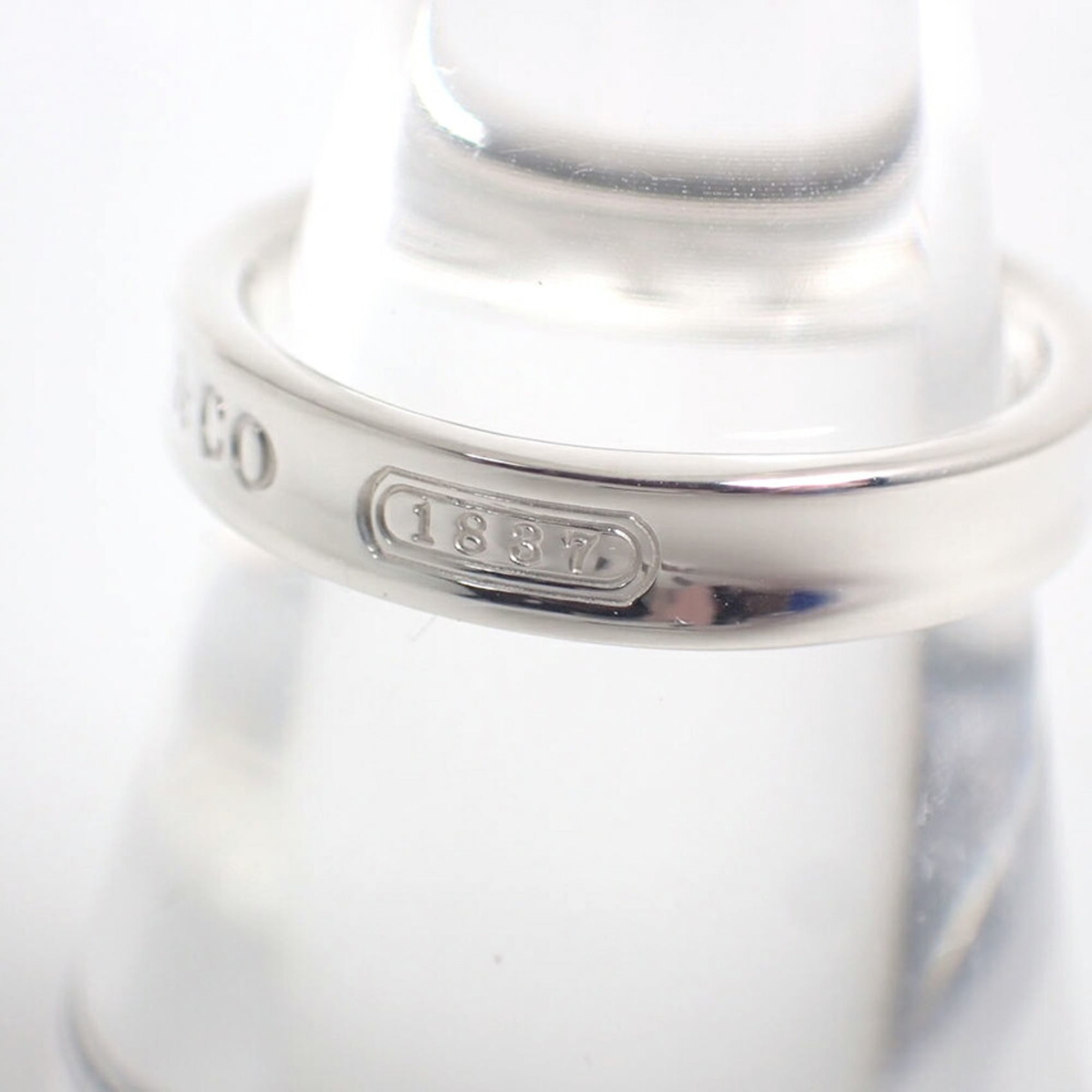 Tiffany Silver Sterling Silver 925 Band Ring (Pre-Owned)