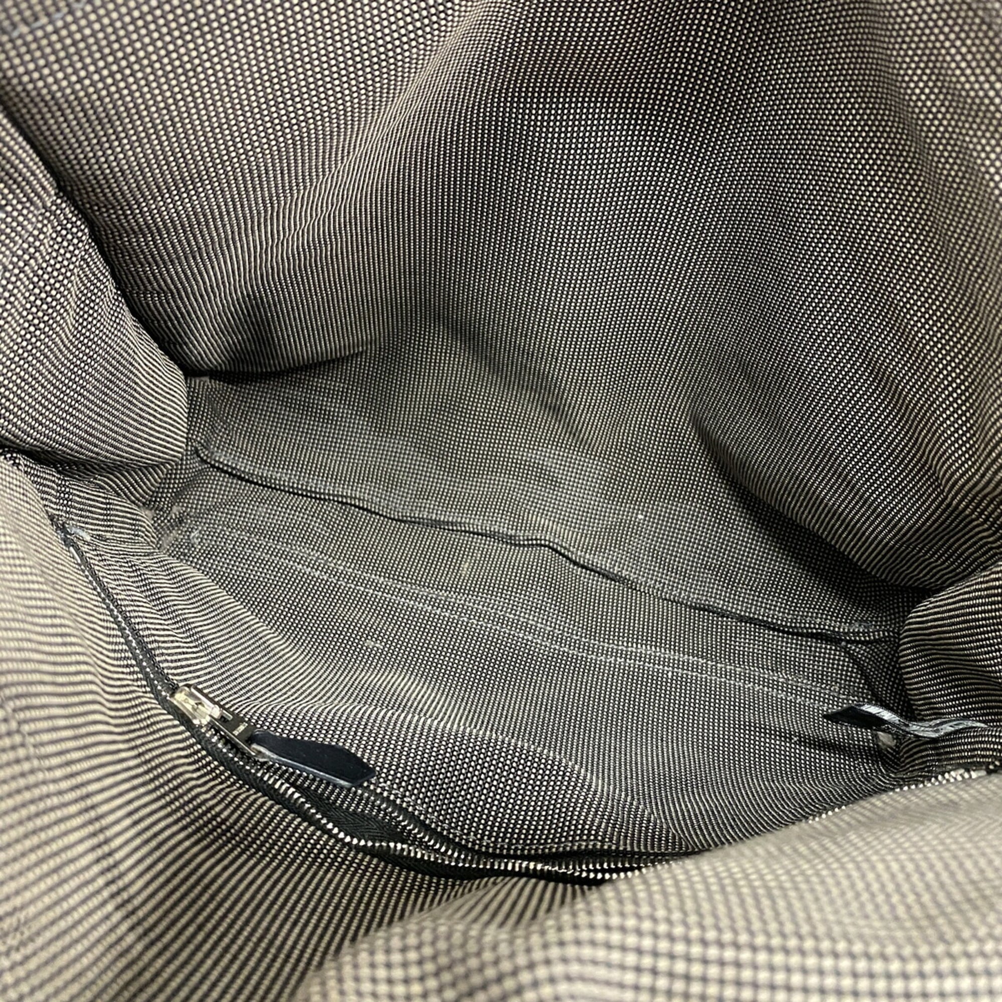 Hermes Gray Nylon Shoulder Bag (Pre-Owned)