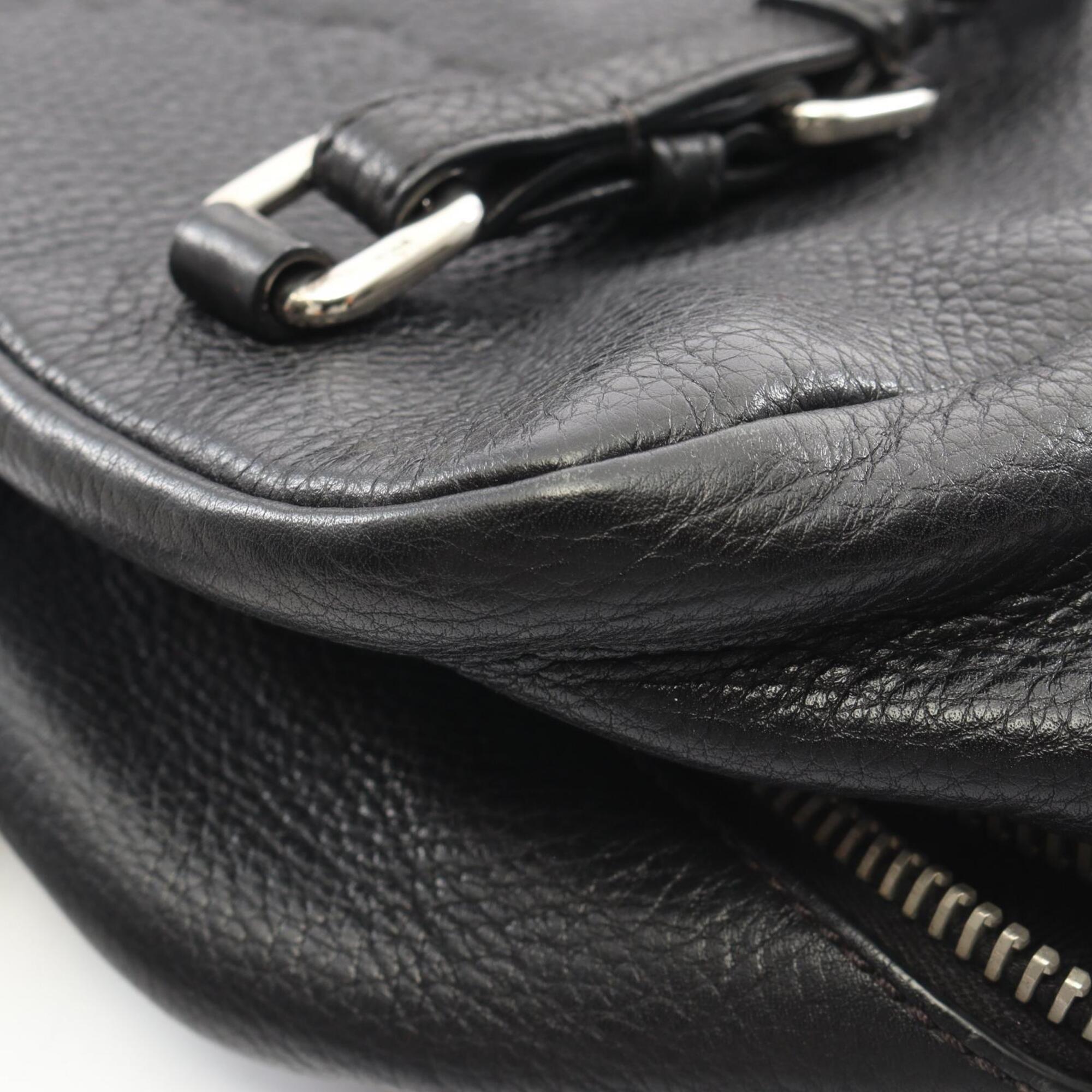 Prada Black Leather Handbag (Pre-Owned)