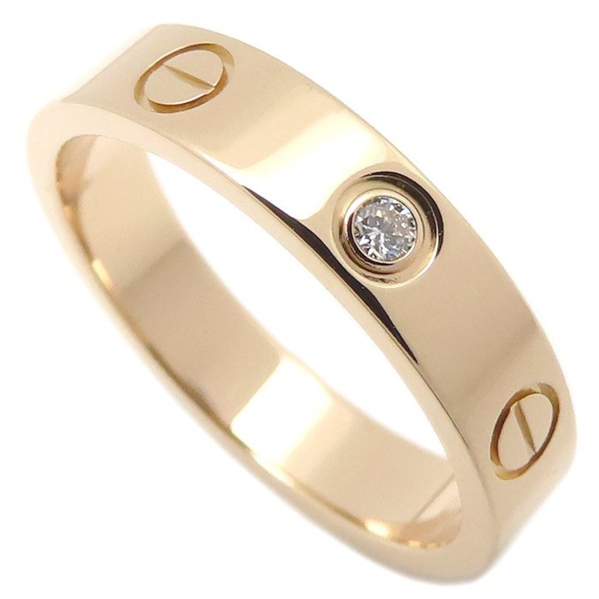 Cartier Love Pink Gold (18K) Band Ring (Pre-Owned)