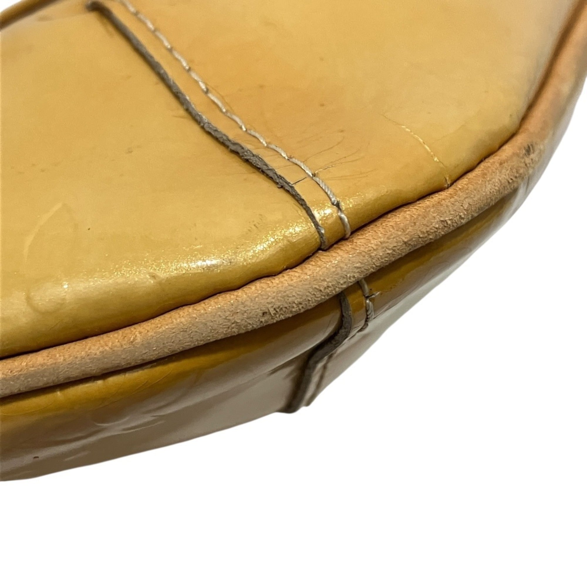 Louis Vuitton Monogram Vernis Lime Yellow Monogram Vernis Shoulder Bag (Pre-Owned)