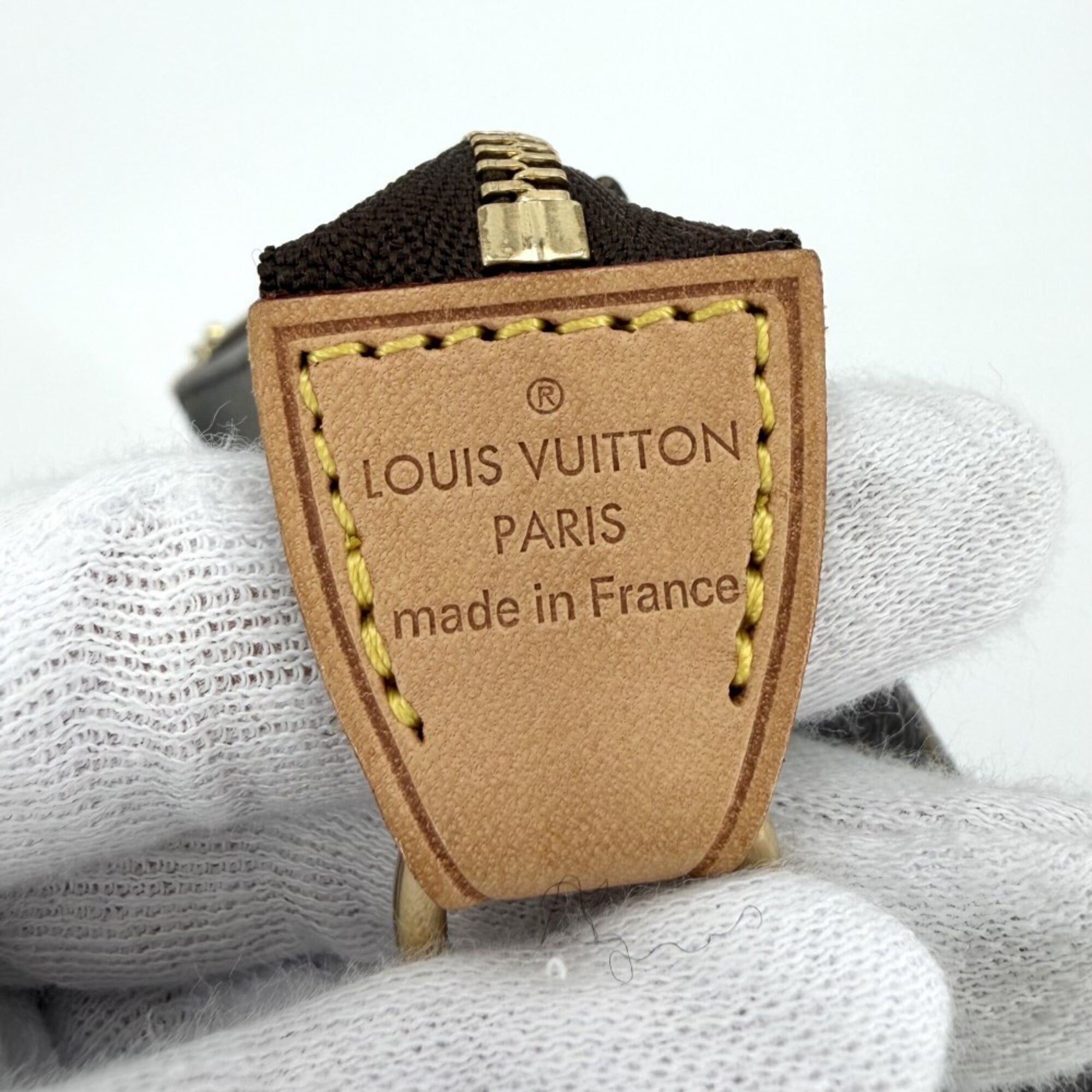 Louis Vuitton Brown Monogram Handbag Pochette Pouch (Pre-Owned)