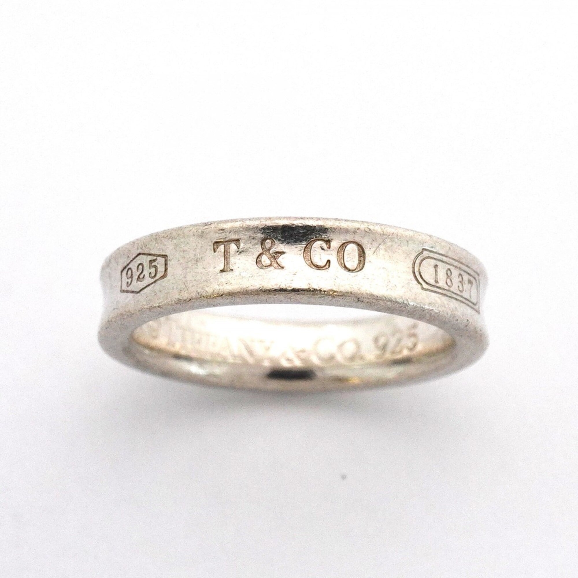 Tiffany Silver 925 Band Ring (Pre-Owned)