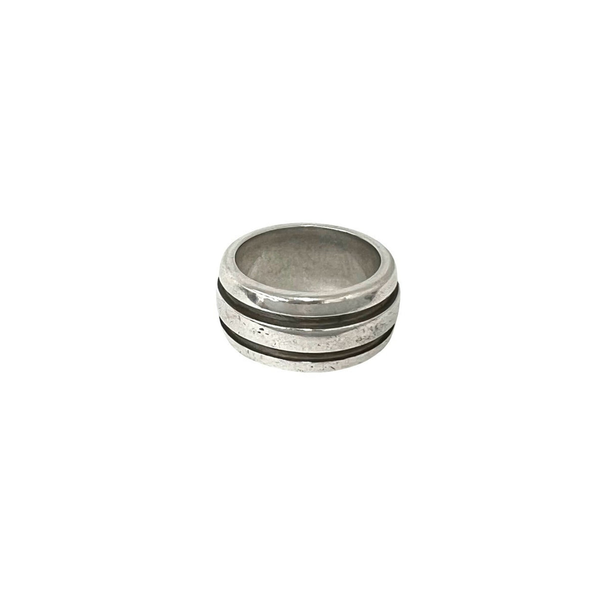 Tiffany Silver Silver 925 Band Ring (Pre-Owned)