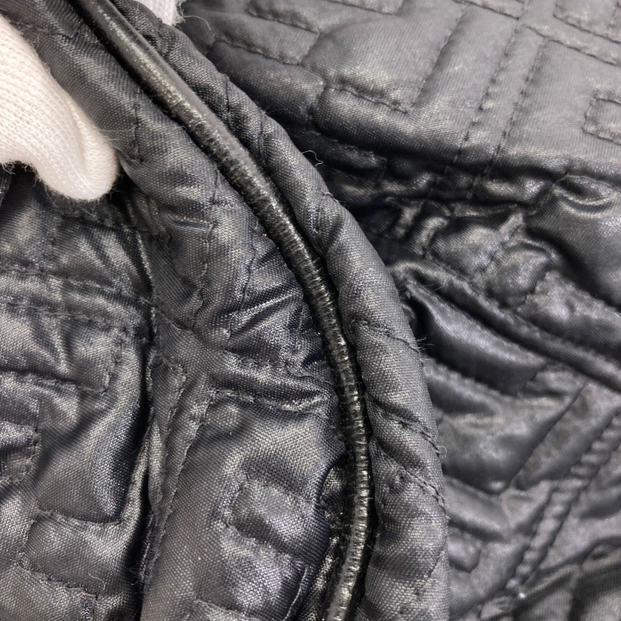 Fendi Zucca Black Nylon Tote Bag (Pre-Owned)
