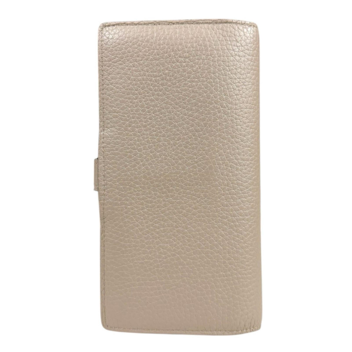 Louis Vuitton Beige Leather Long Wallet (Bi-Fold) (Pre-Owned)