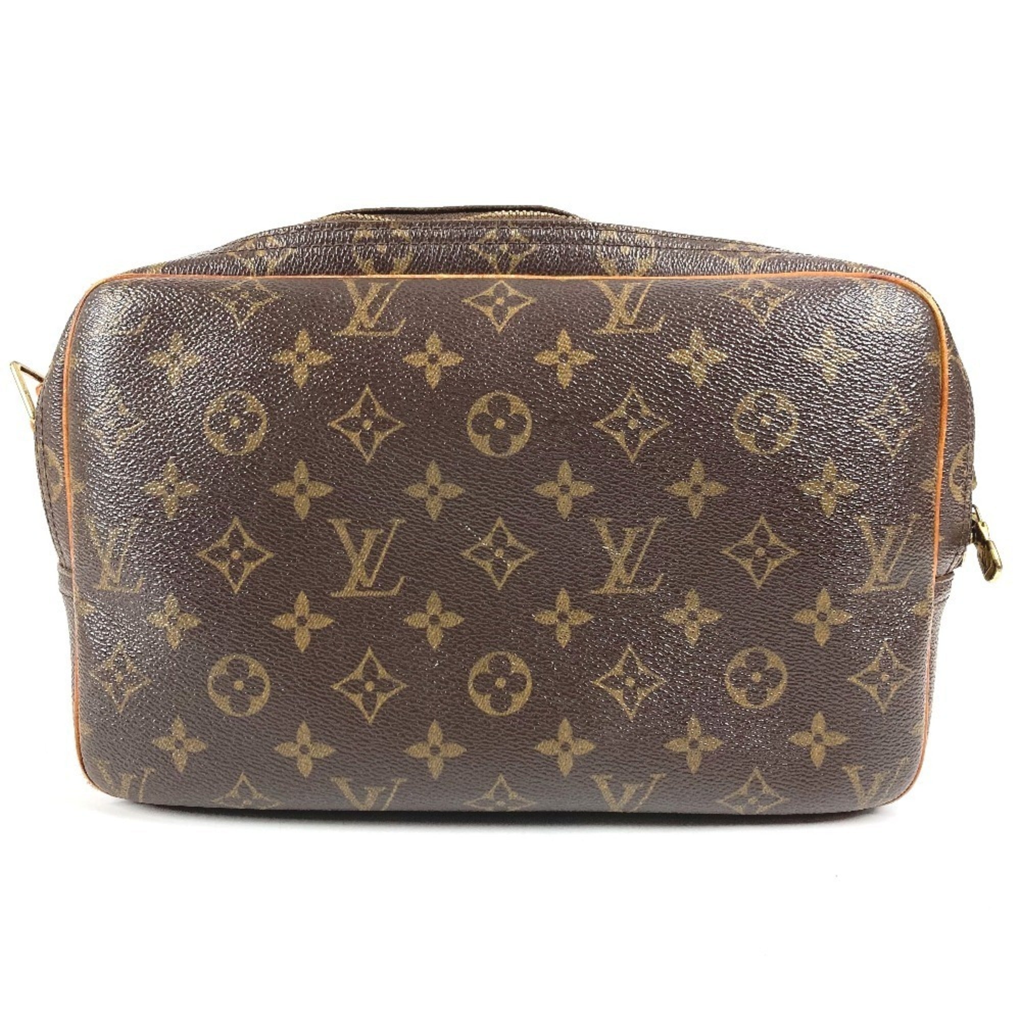 Louis Vuitton Brown Monogram Canvas Shoulder Bag (Pre-Owned)