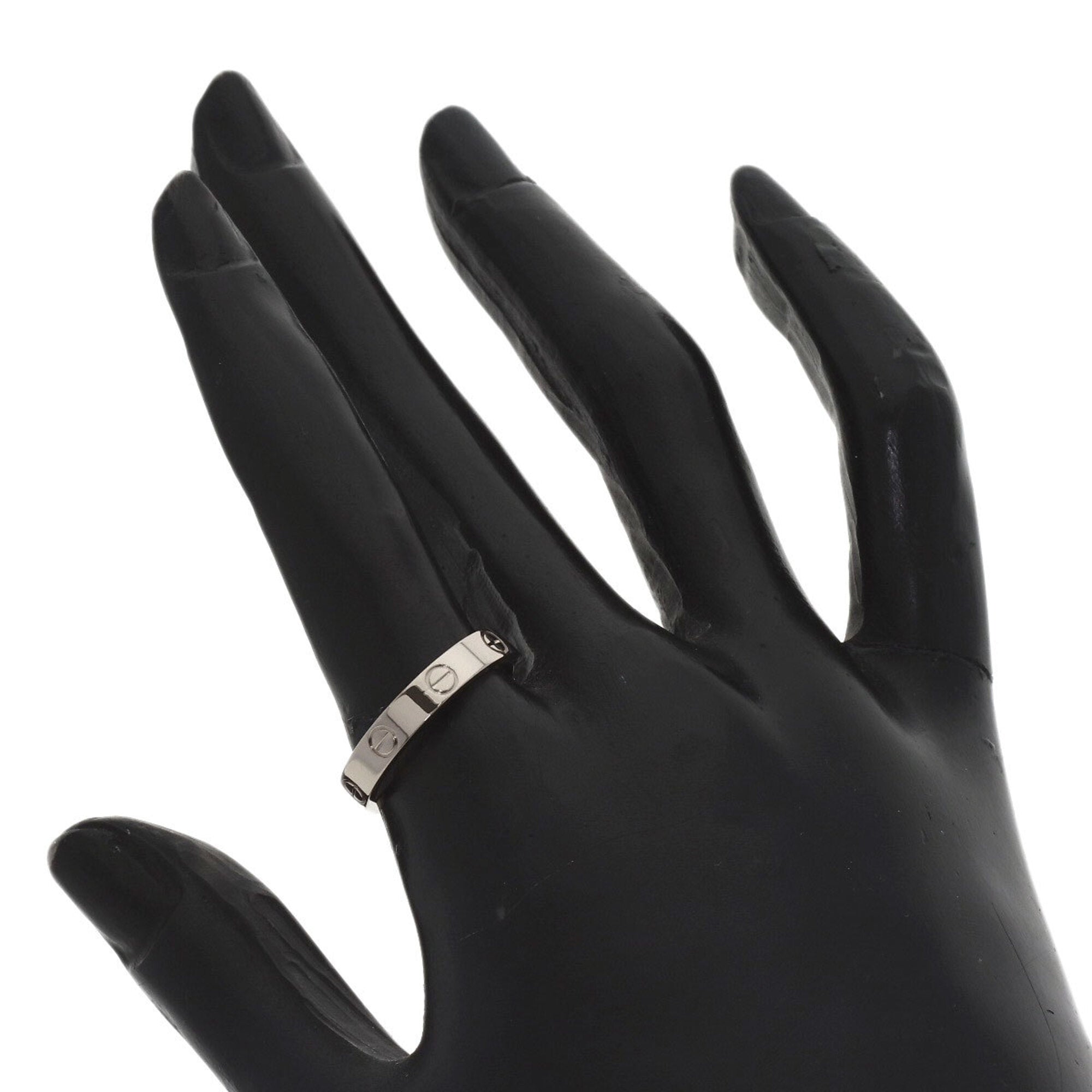 Cartier Silver White Gold (18K) Band Ring (Pre-Owned)