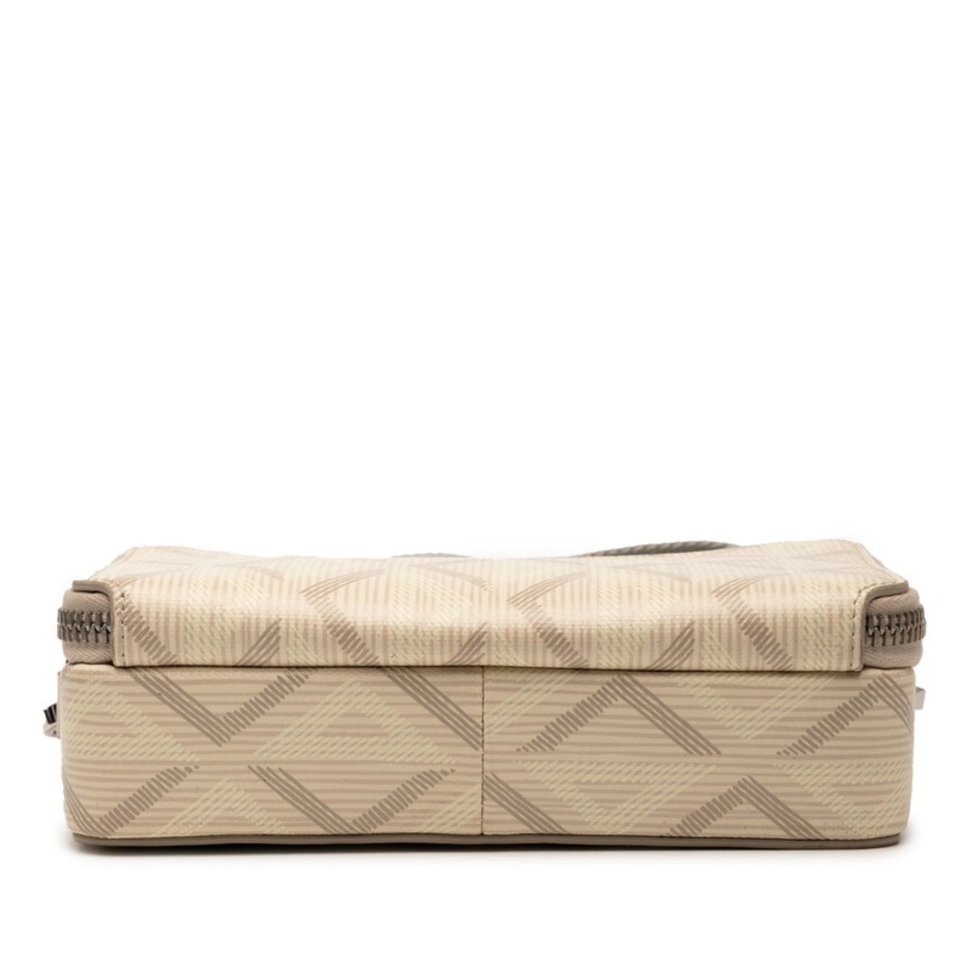 Christian Dior Beige Pvc Leather Shoulder Bag (Pre-Owned)