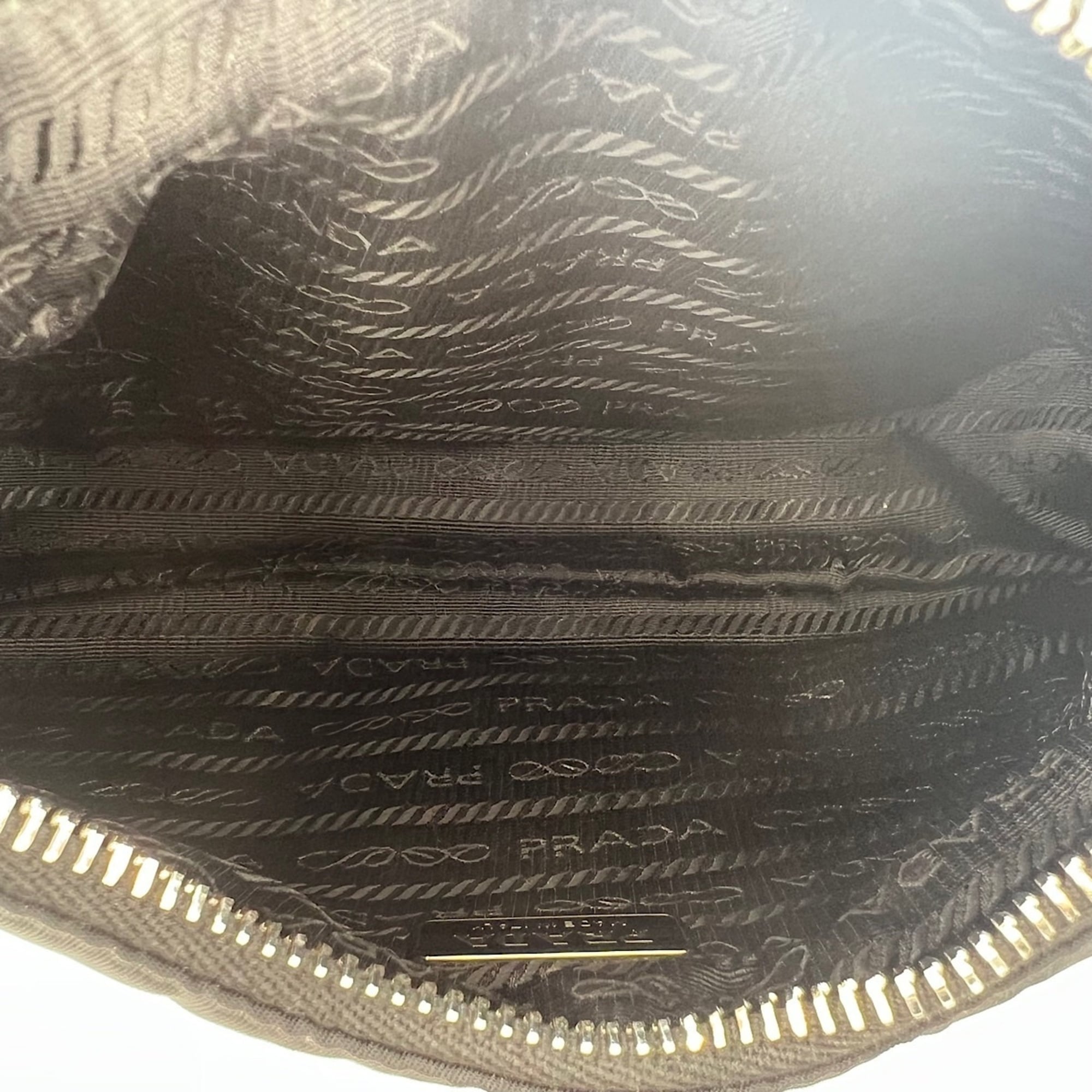 Prada Black Spangles Handbag Shoulder Bag (Pre-Owned)