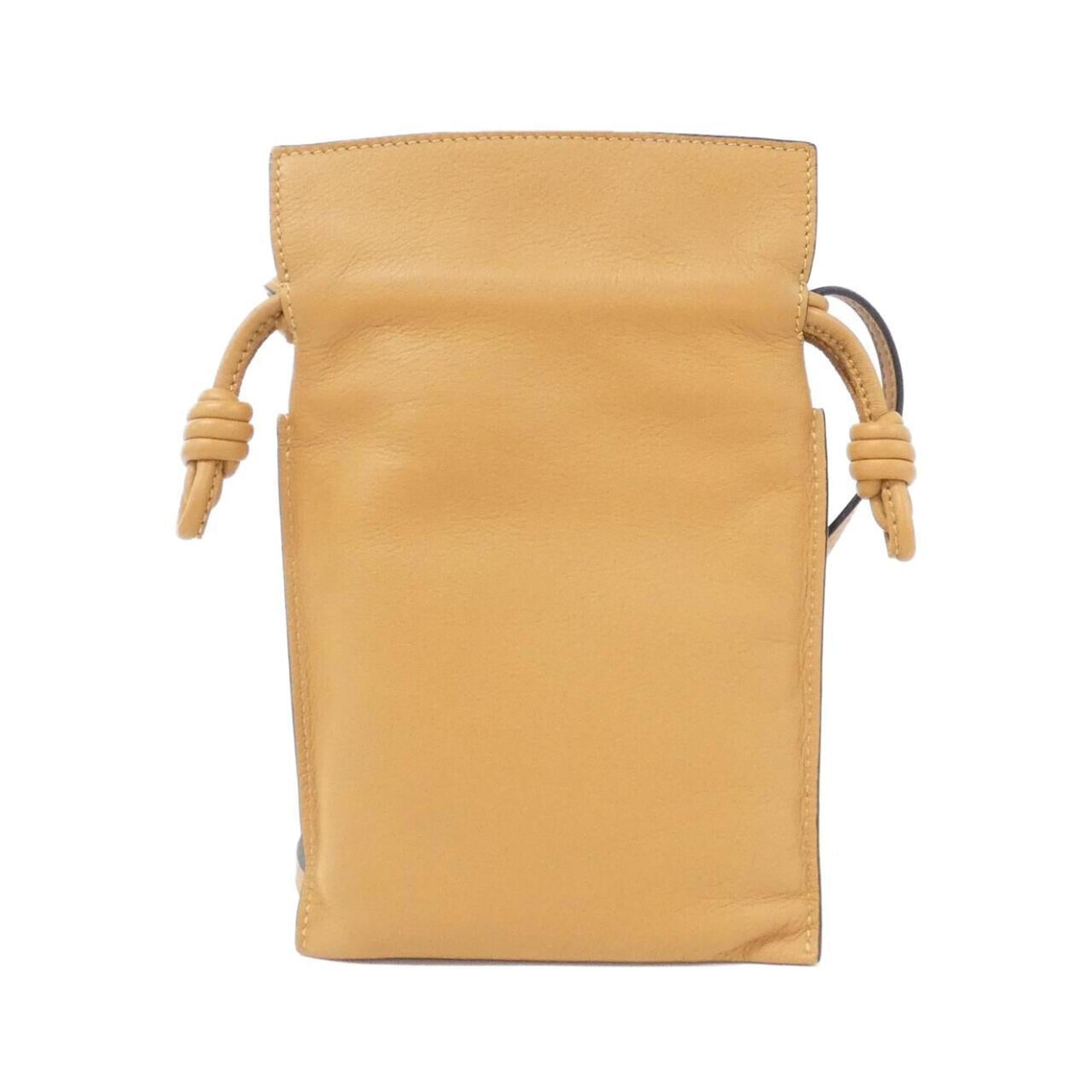 Loewe Beige Leather Shoulder Bag (Pre-Owned)