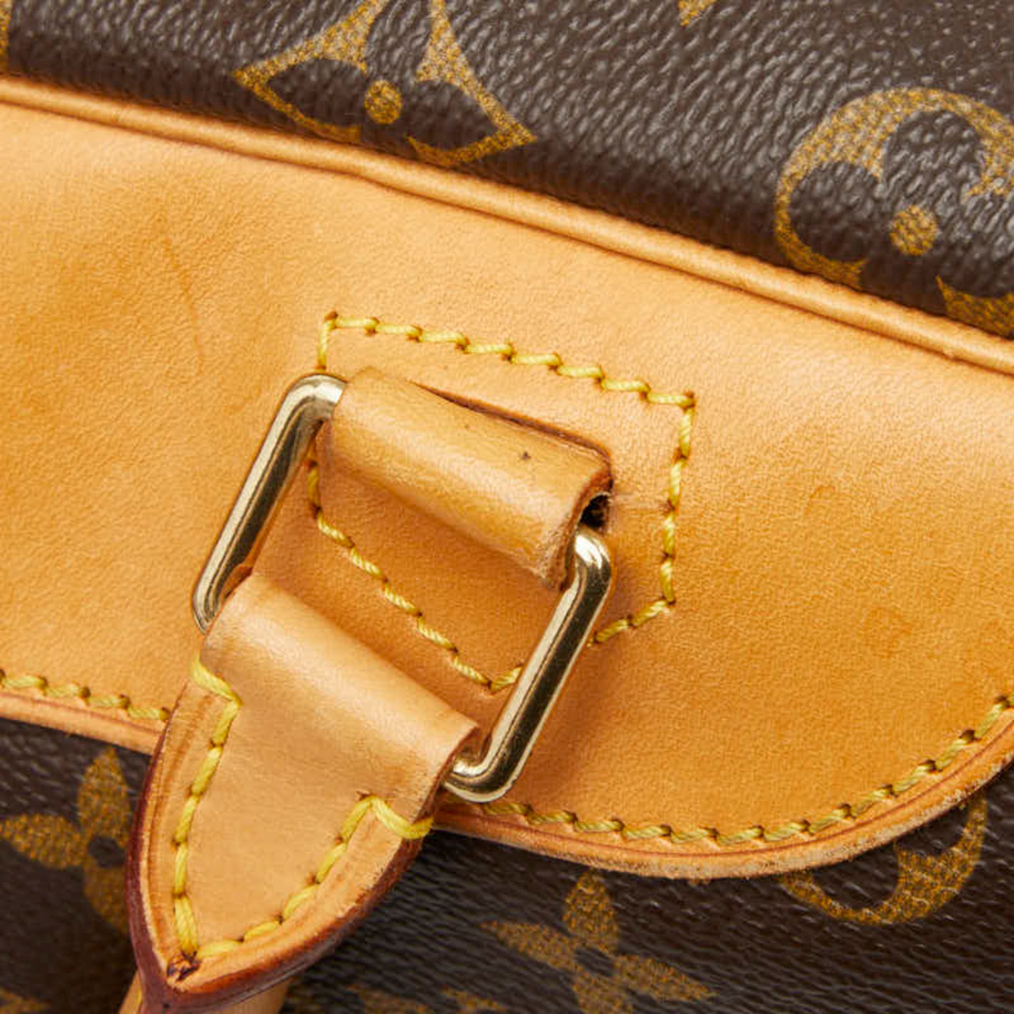Louis Vuitton Brown Monogram Pvc Leather Handbag (Pre-Owned)