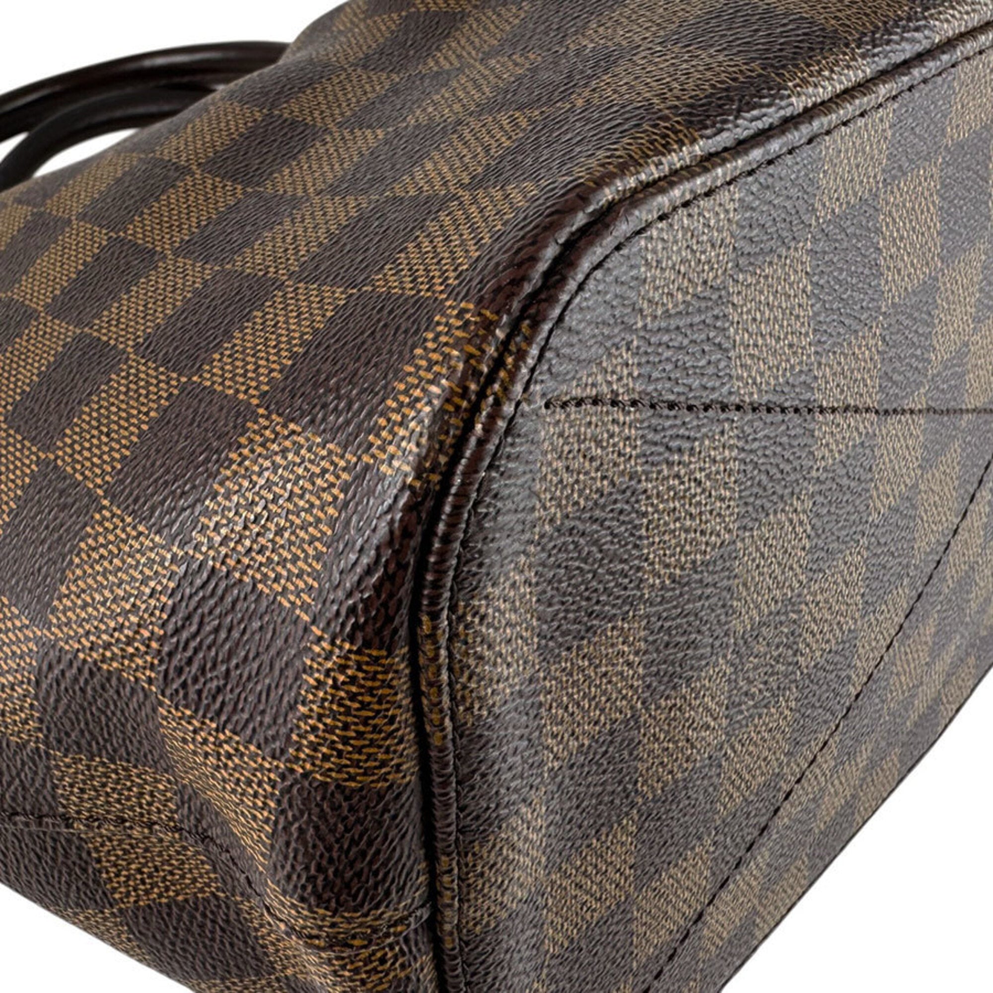 Louis Vuitton Damier Canvas Ebene Damier Canvas Handbag Shoulder Bag (Pre-Owned)