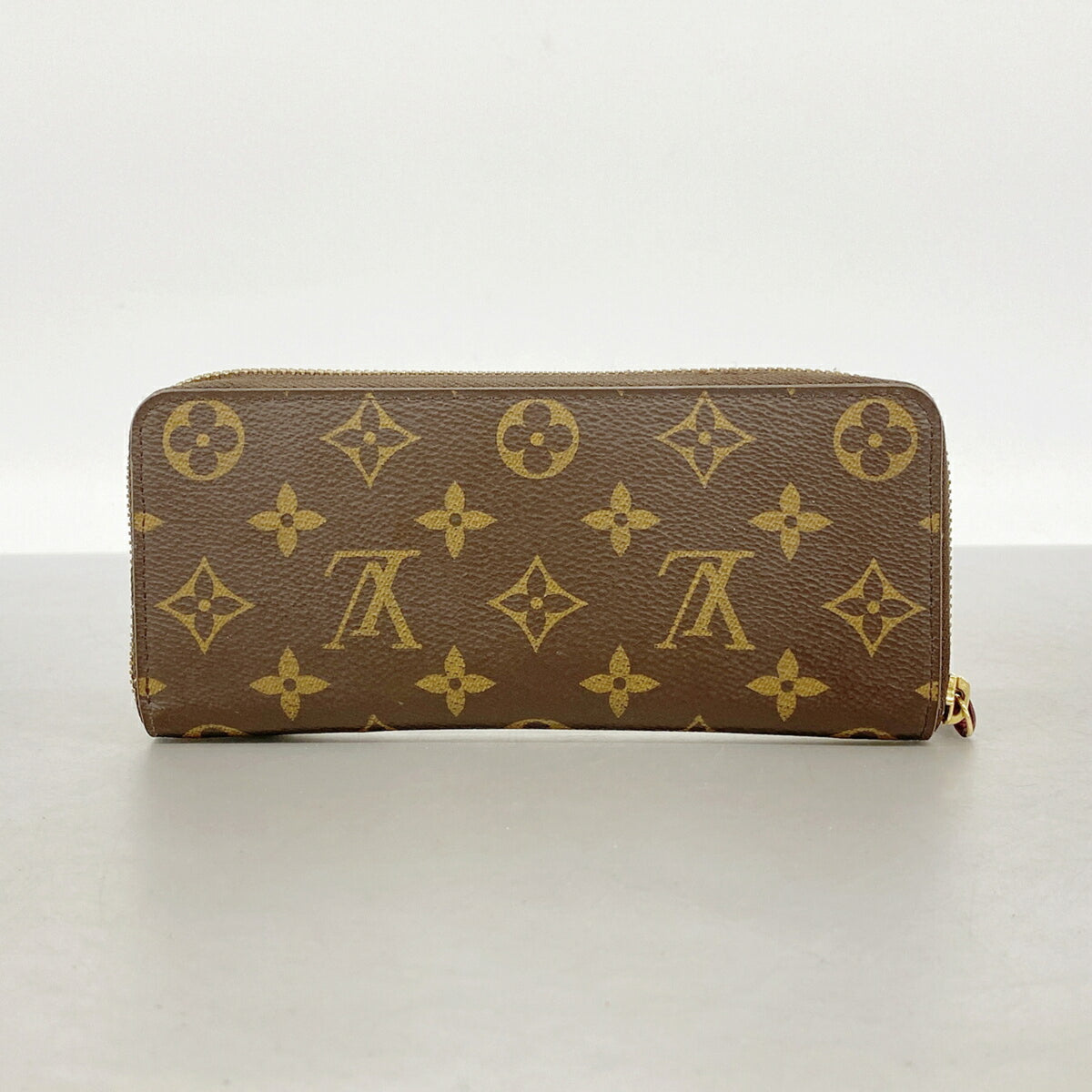 Louis Vuitton Brown Fuchsia Long Wallet (Bi-Fold) (Pre-Owned)