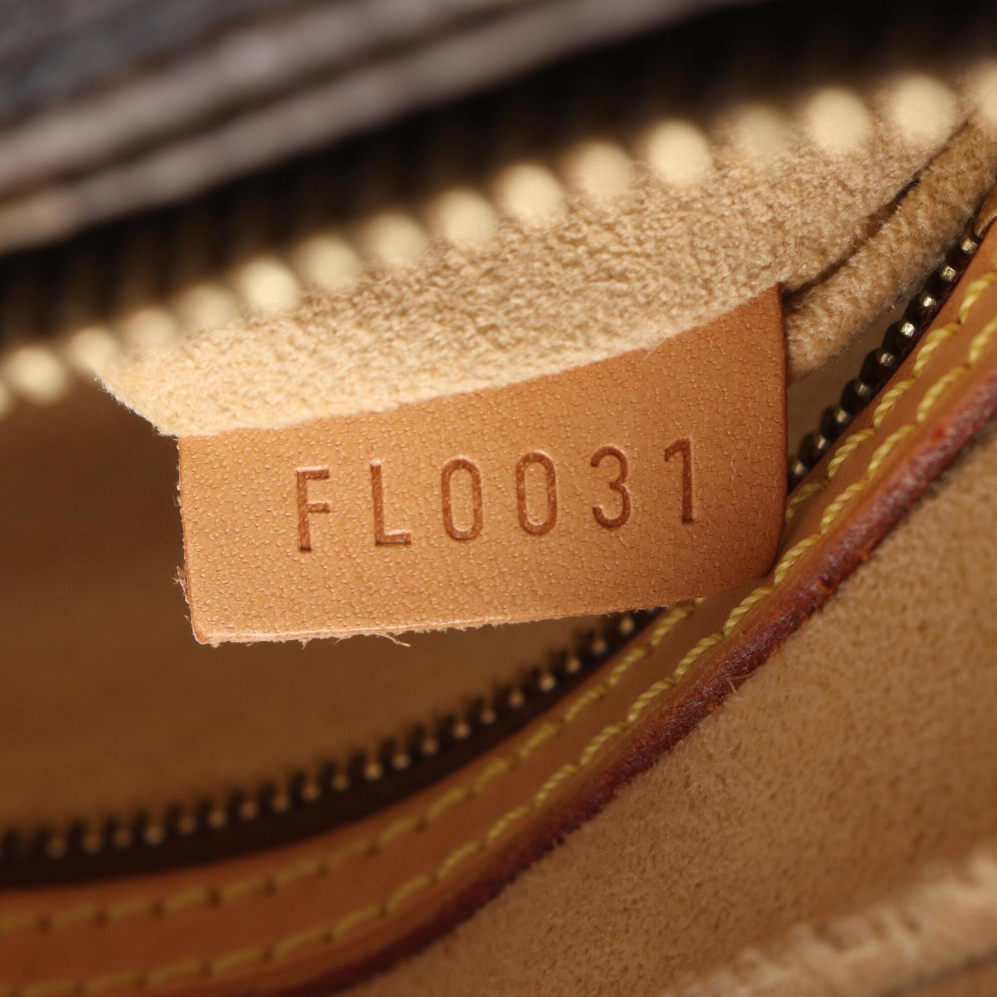 Louis Vuitton Brown Coated Canvas Pvc Monogram Leather Handbag Shoulder Bag (Pre-Owned)