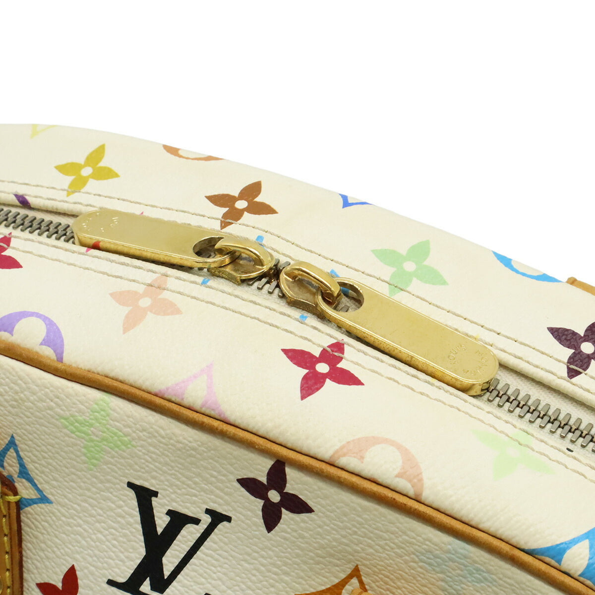 Louis Vuitton Monogram Multicolore Blanc Monogram Handbag (Pre-Owned)