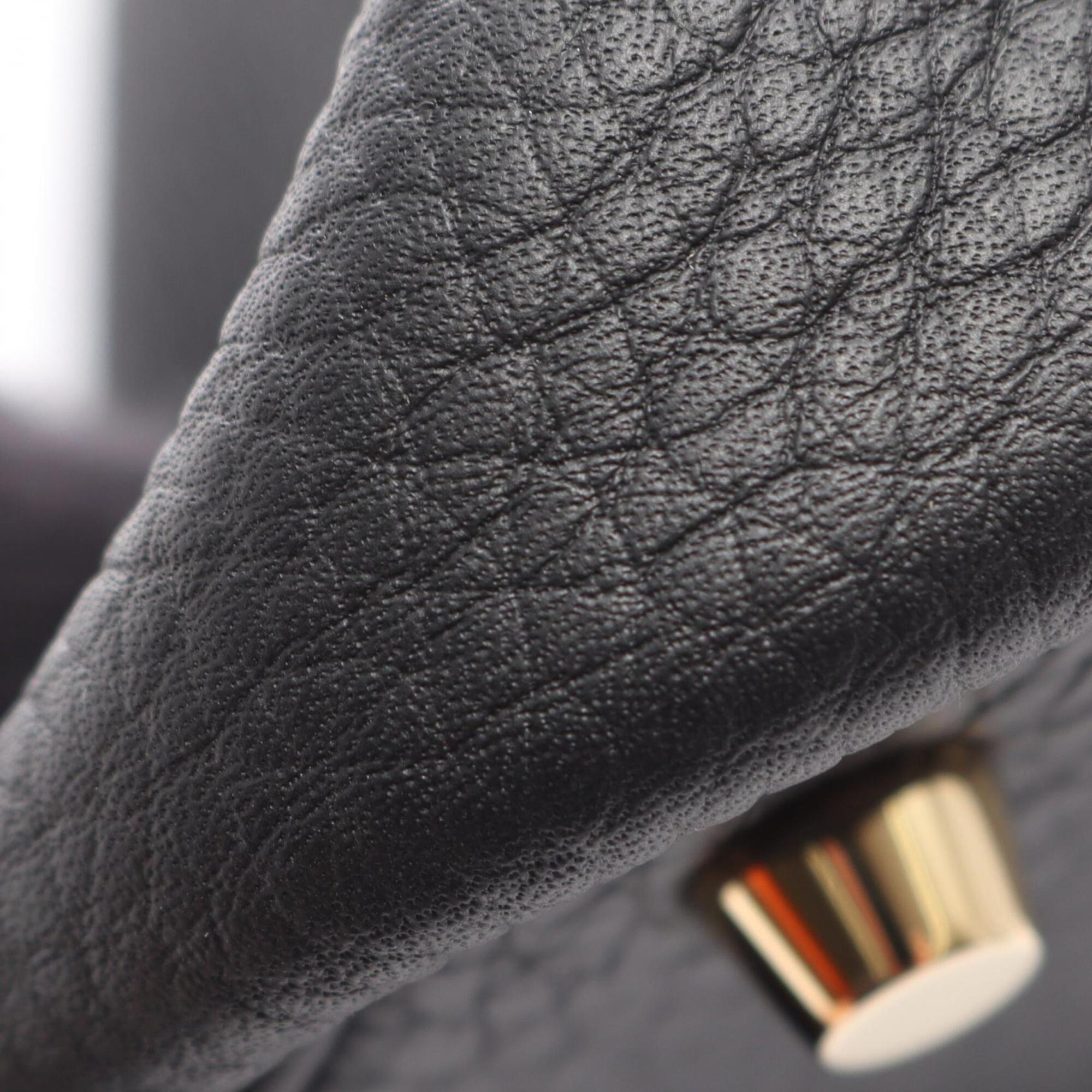 Hermes Black Taurillon Clemence Leather Leather Handbag (Pre-Owned)