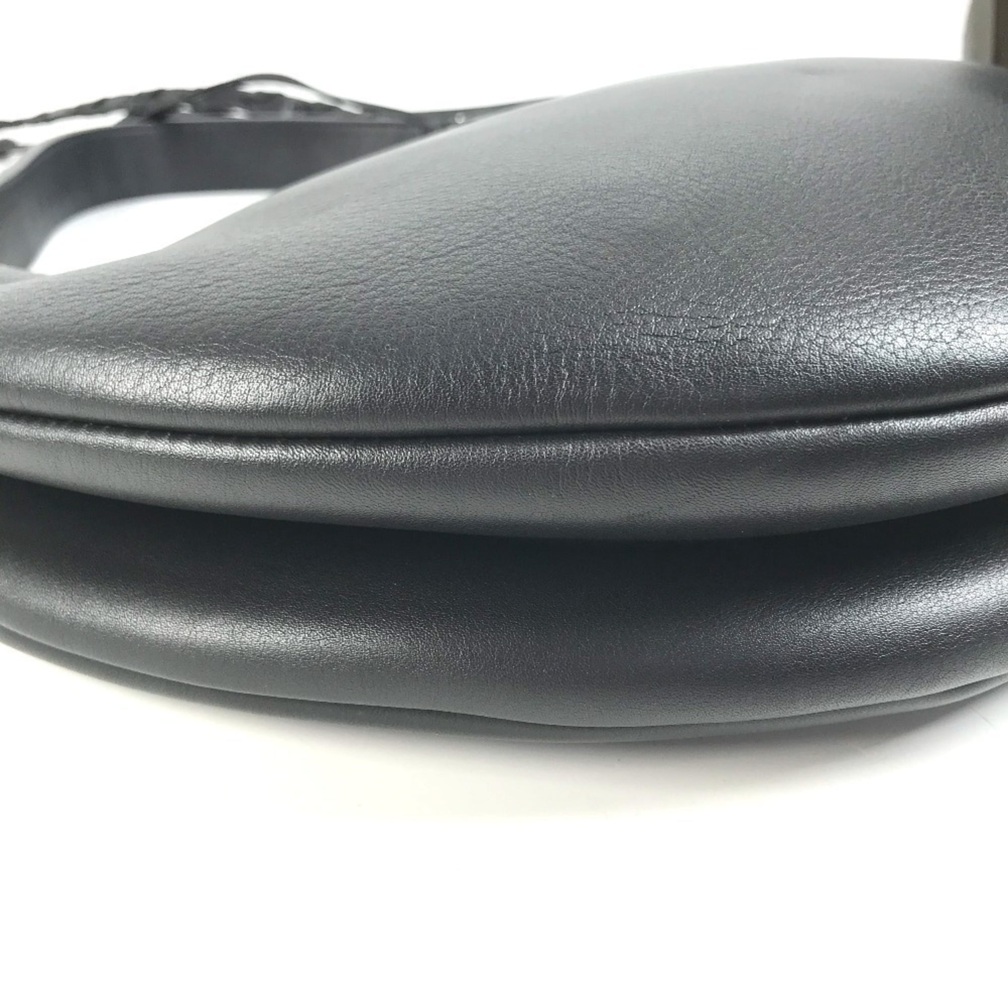 Loewe Black Leather Handbag Shoulder Bag (Pre-Owned)