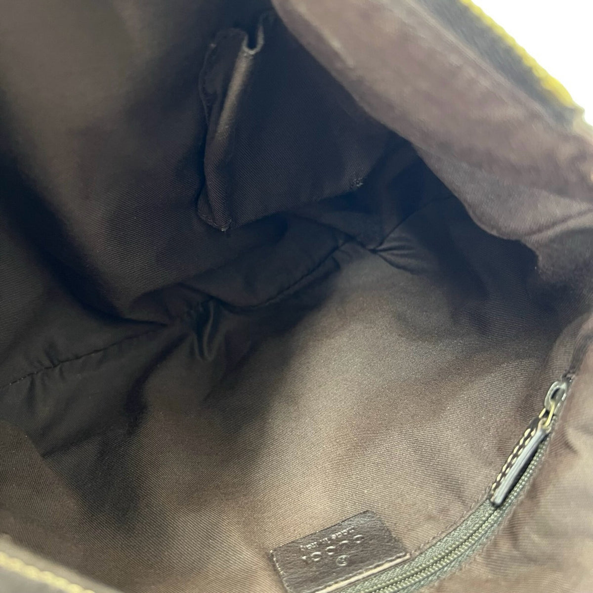 Gucci Brown Canvas Leather Crossbody Bag Shoulder Bag (Pre-Owned)