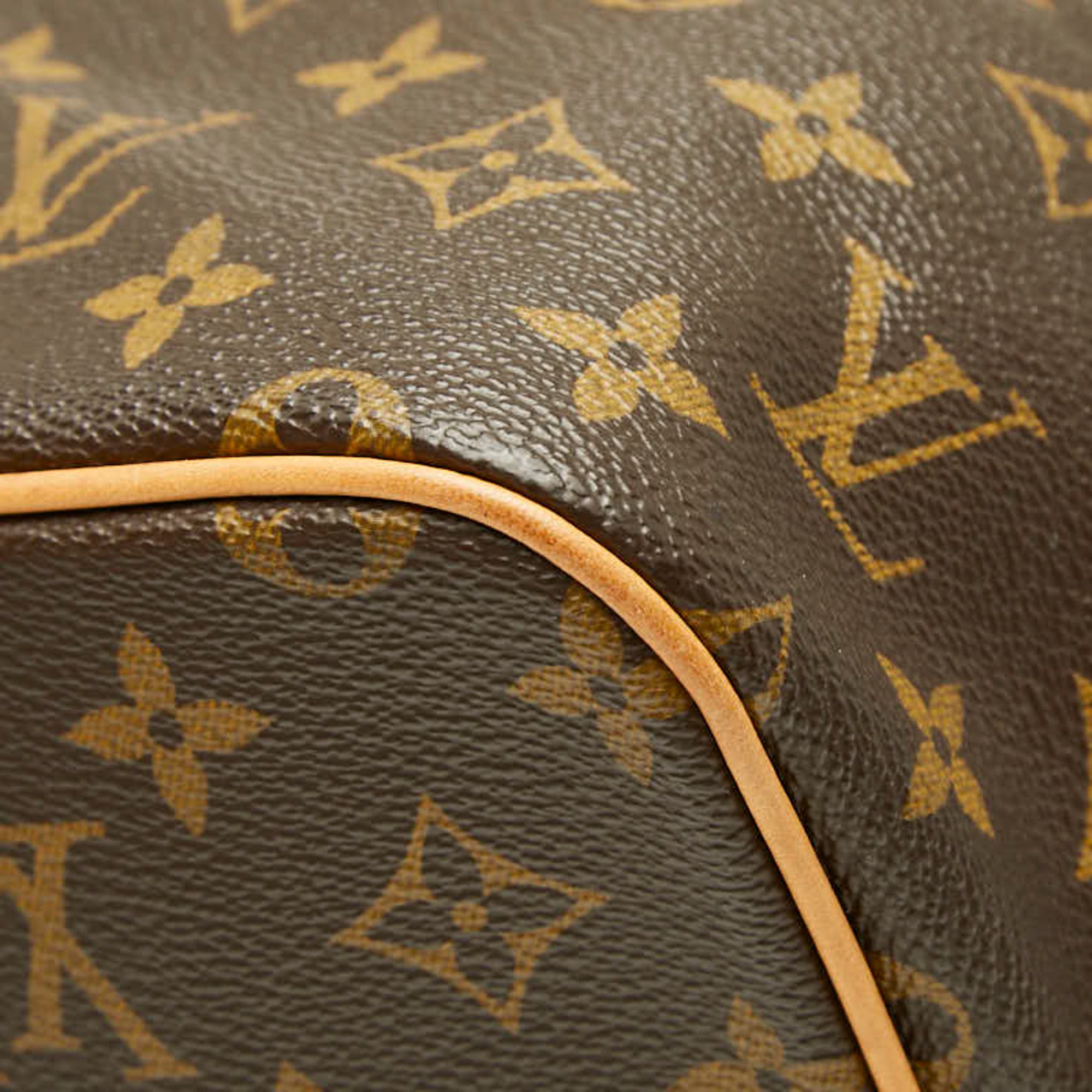 Louis Vuitton Brown Pvc Leather Handbag Shoulder Bag (Pre-Owned)
