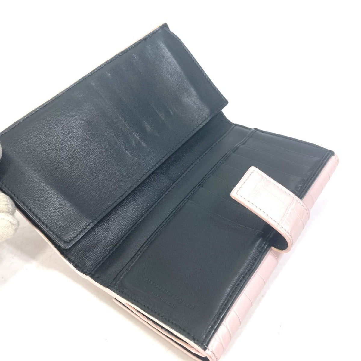 Alexander Wang Pink Leather Long Wallet (Bi-Fold) (Pre-Owned)