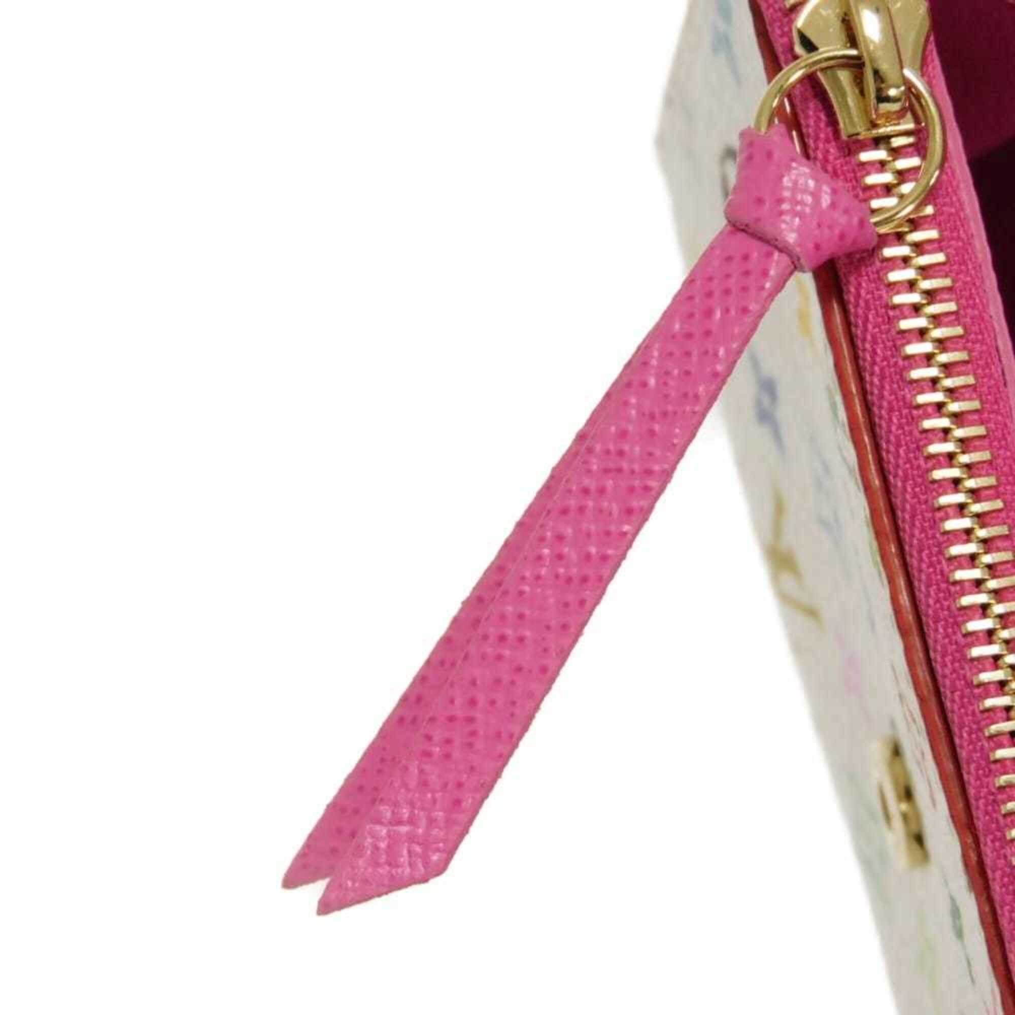 Louis Vuitton Monogram Multicolore Pink White Monogram Multicolore Canvas Wallet (Bi-Fold) (Pre-Owned)