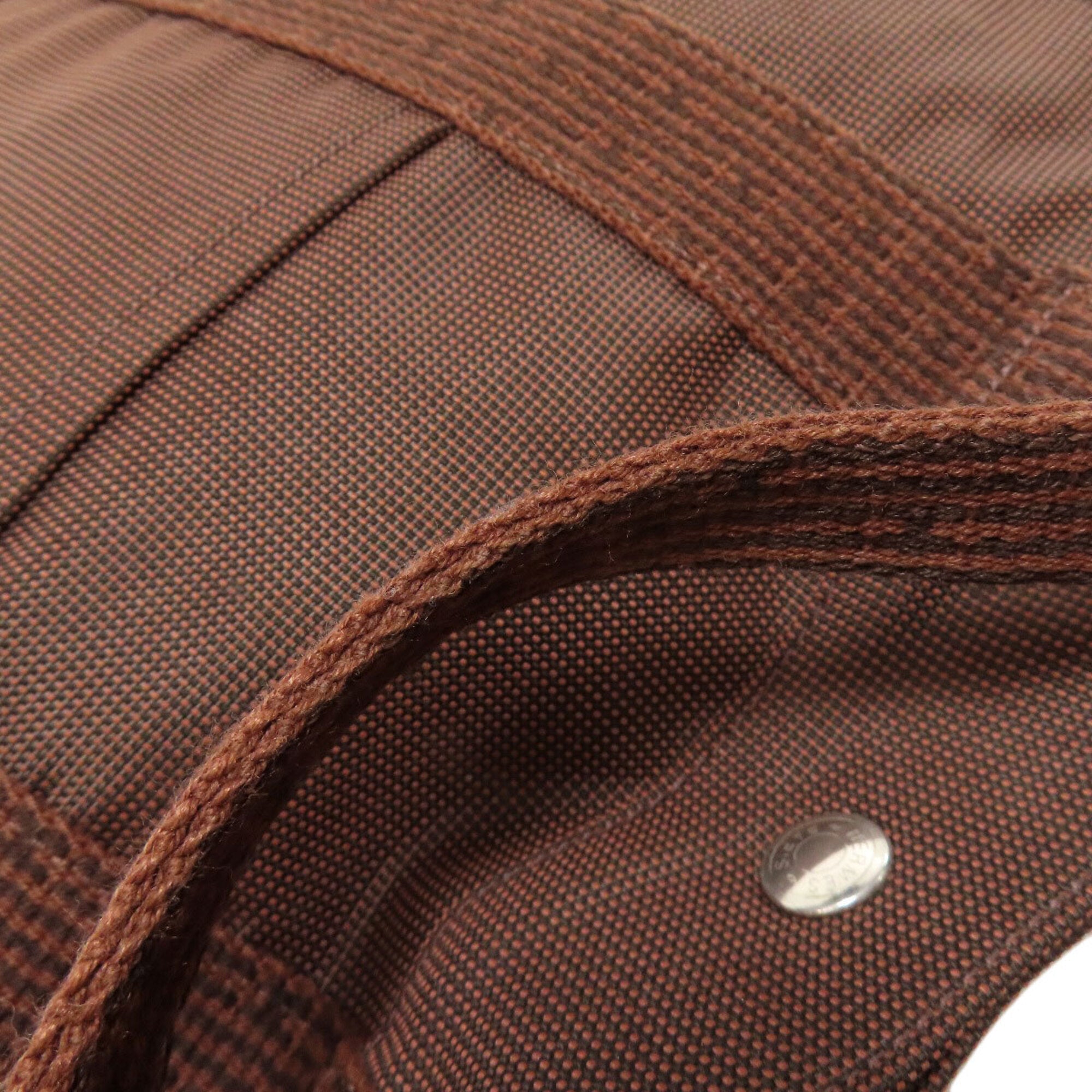 Hermes Brown Canvas Backpack (Pre-Owned)