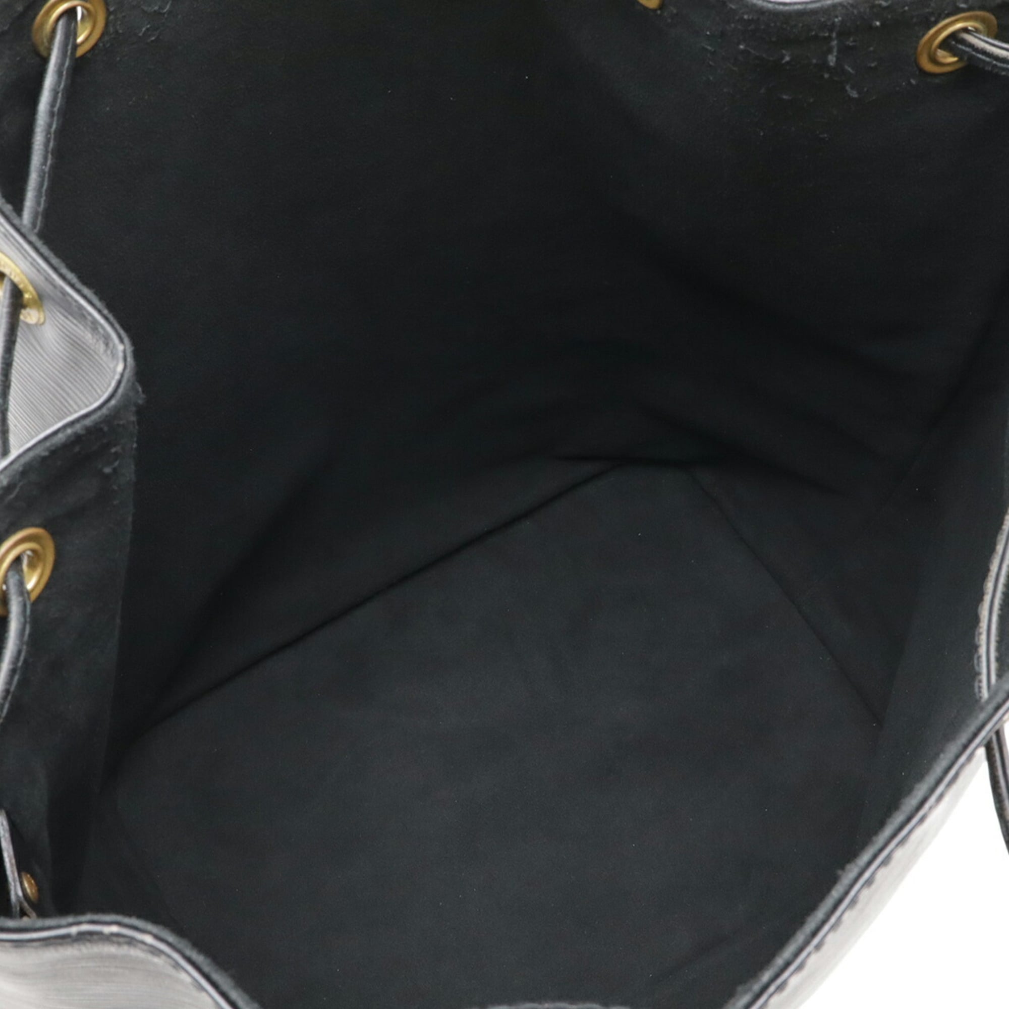 Louis Vuitton Black Noir Epi Leather Shoulder Bag (Pre-Owned)