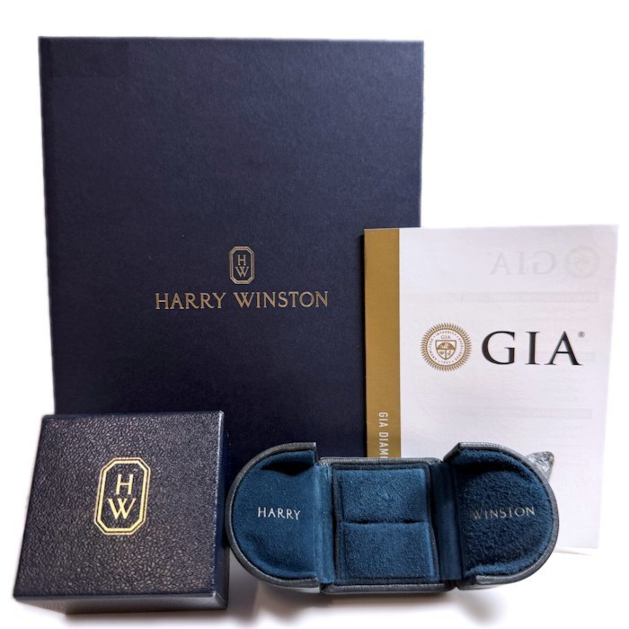 Harry Winston Platinum Platinum 950 Band Ring (Pre-Owned)