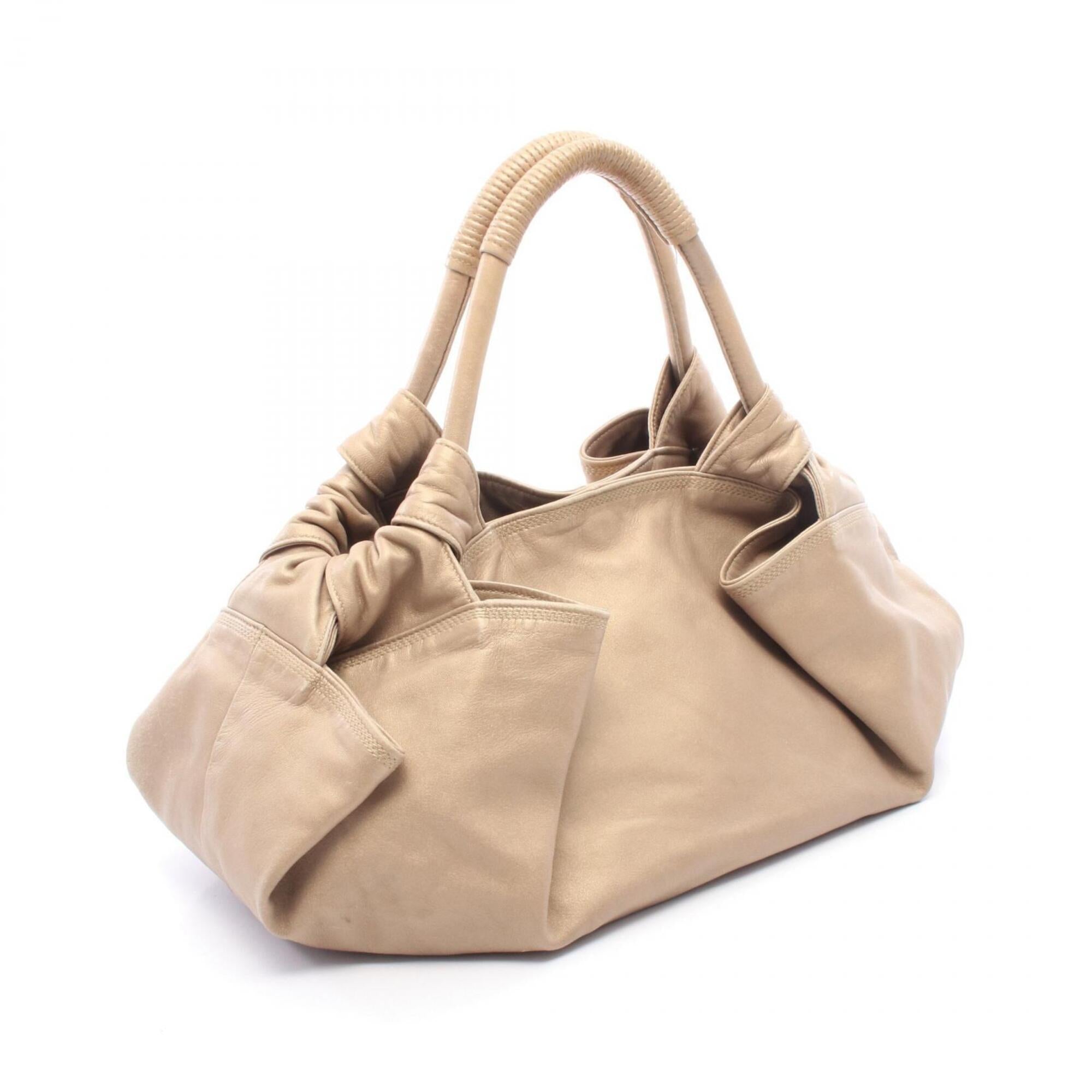 Loewe Gold Leather Handbag (Pre-Owned)