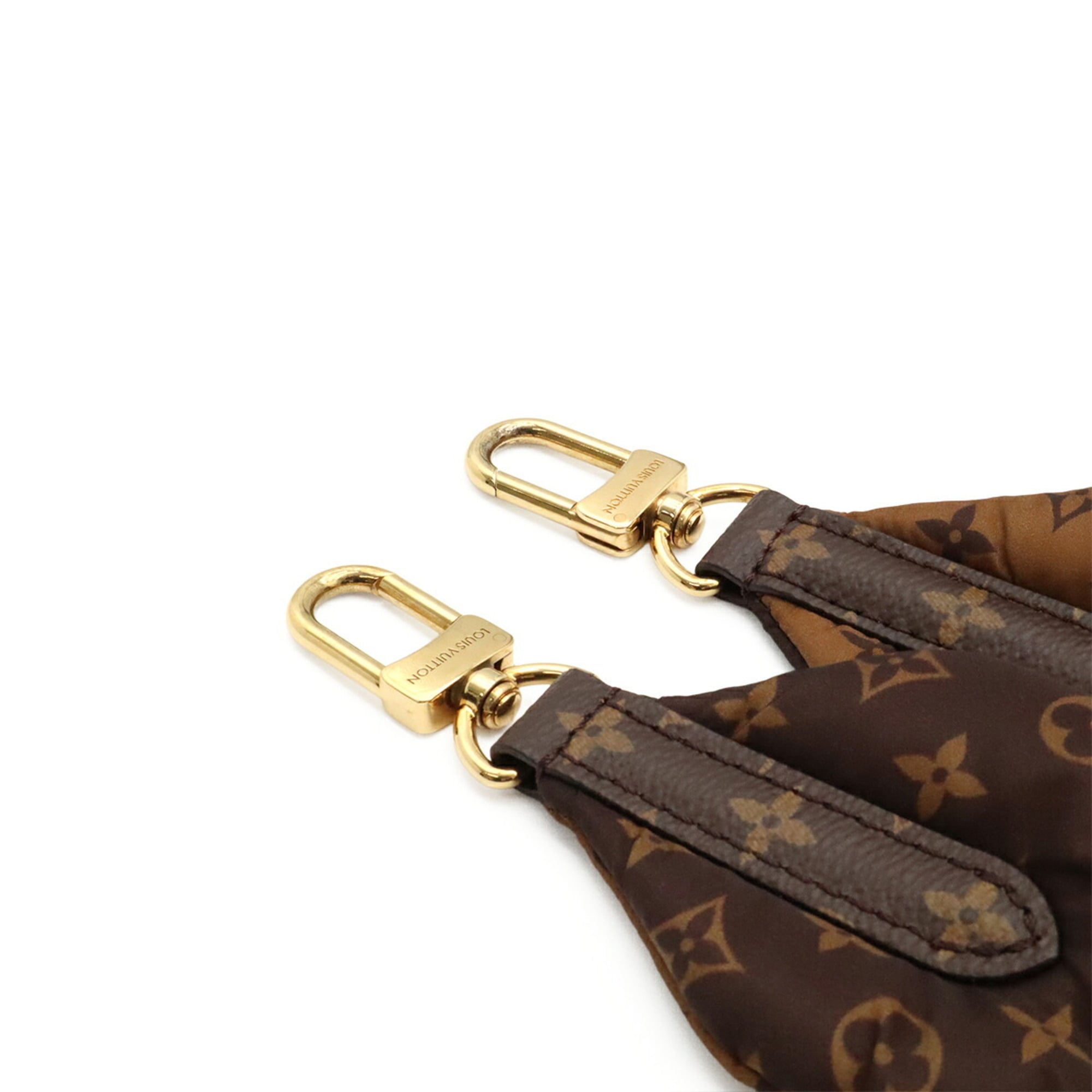 Louis Vuitton Black Nylon Monogram Canvas Handbag Shoulder Bag (Pre-Owned)