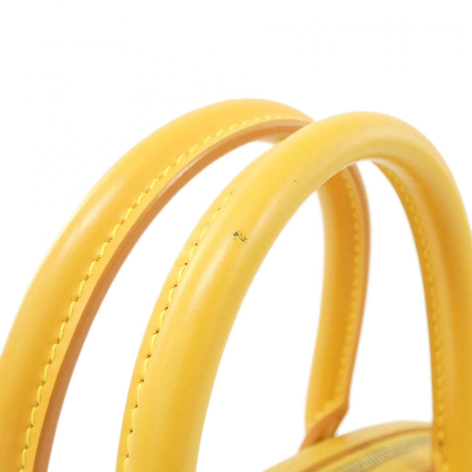 Louis Vuitton Yellow Leather Handbag (Pre-Owned)