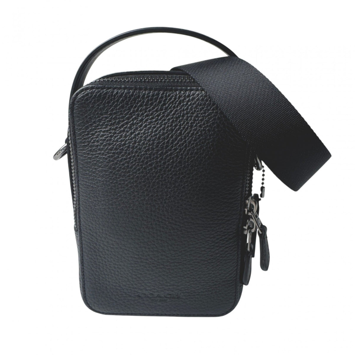 Coach Black Leather Shoulder Bag (Pre-Owned)